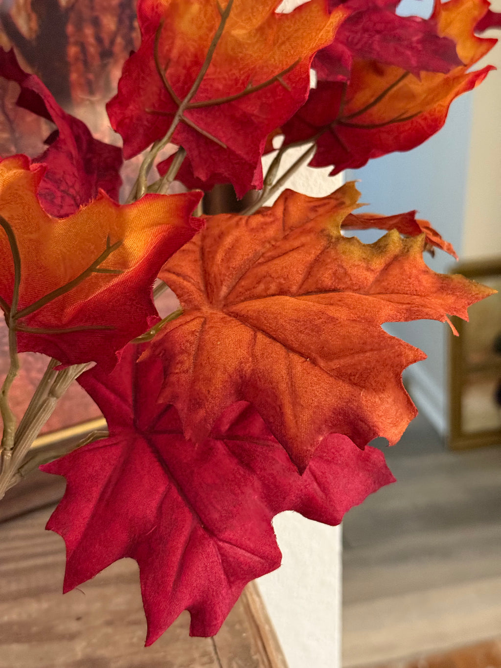 31" Maple Set of 2 Autumn Leaf Branches