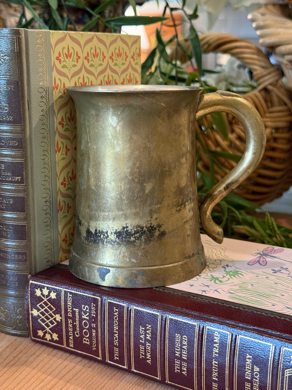Vintage Solid Brass Mug - Made in India
