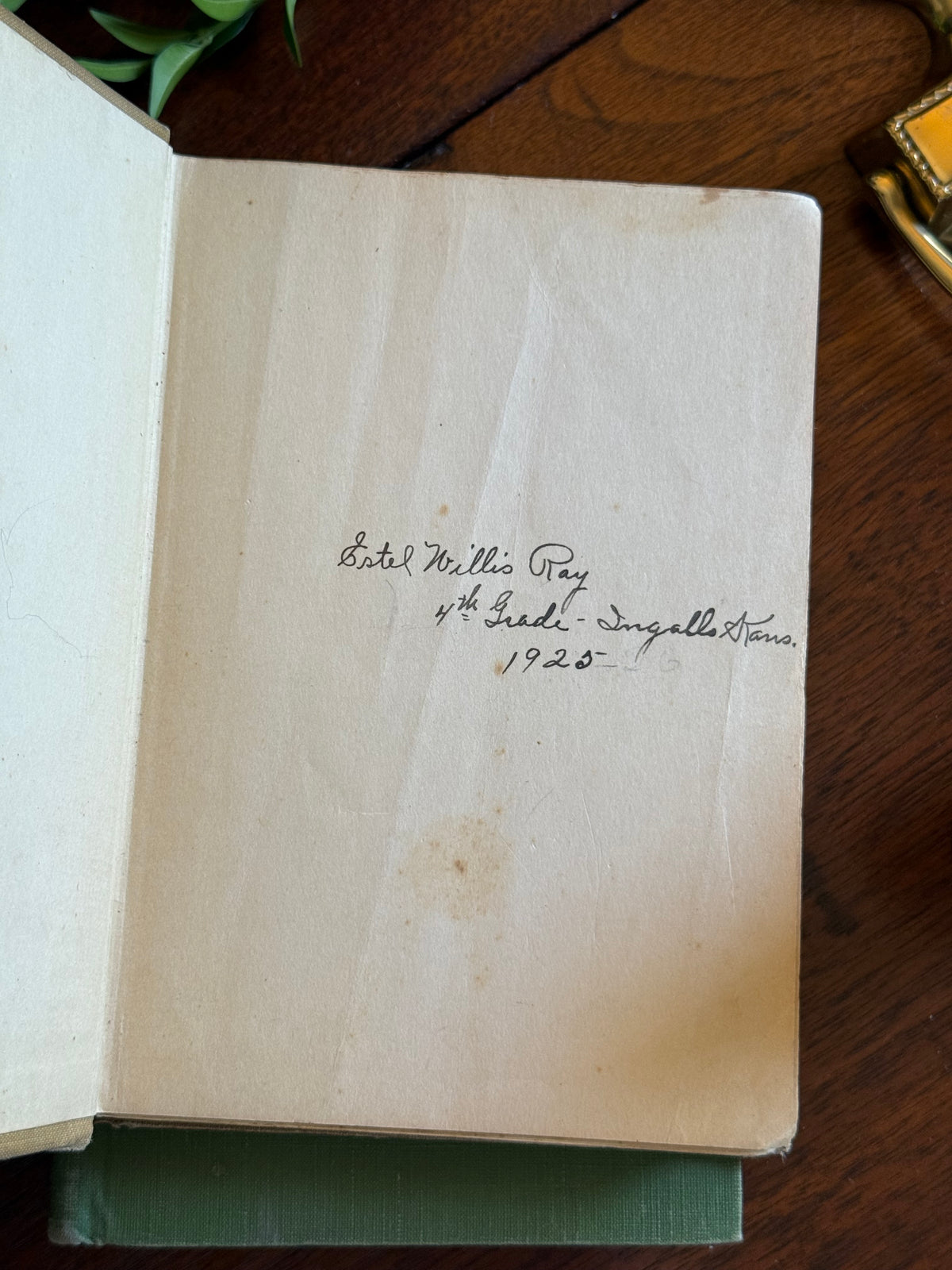 Kansas 1925 Fourth Reader Book