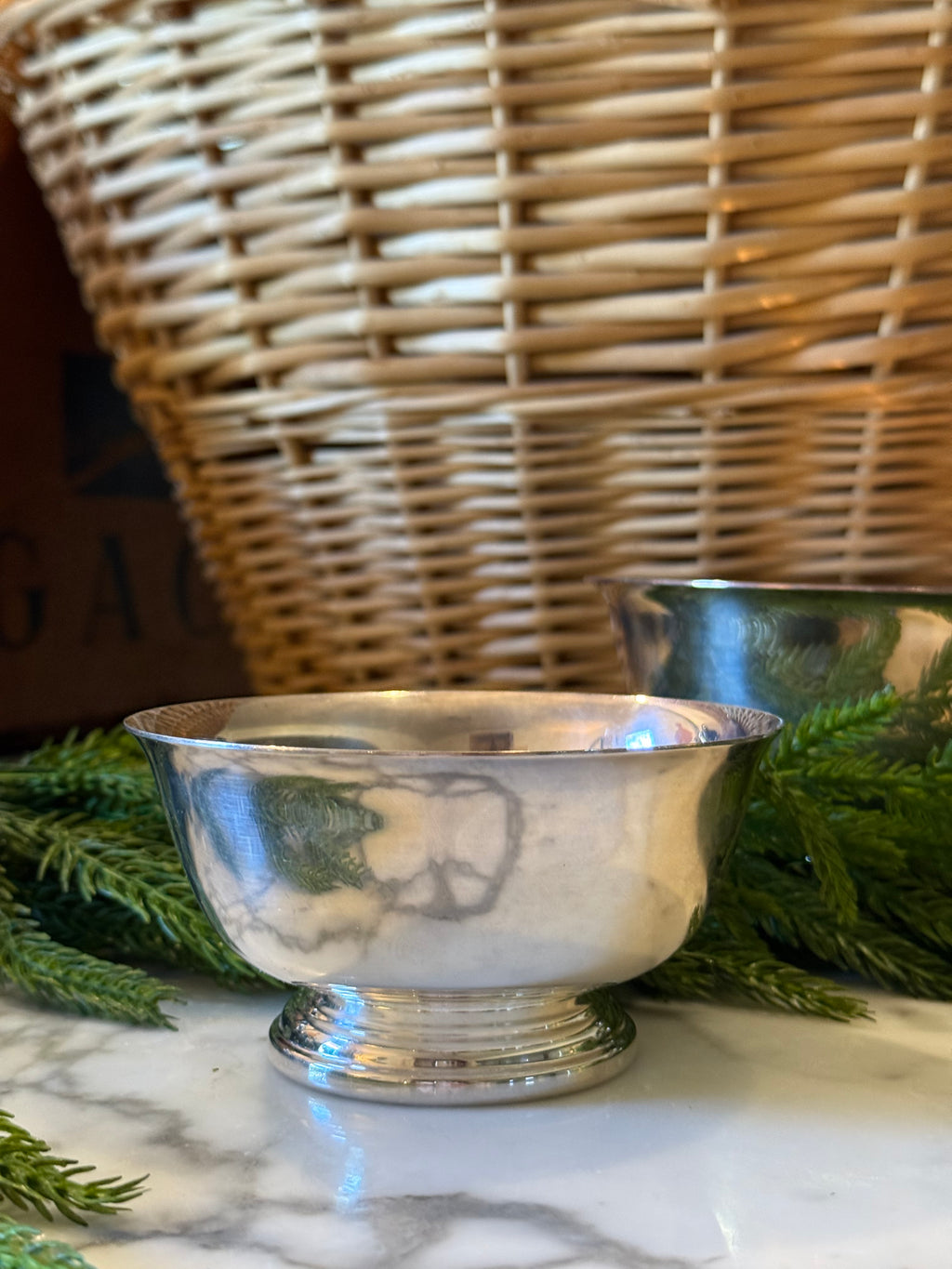 Vintage Gorham Silver Footed Bowl - 4.5"