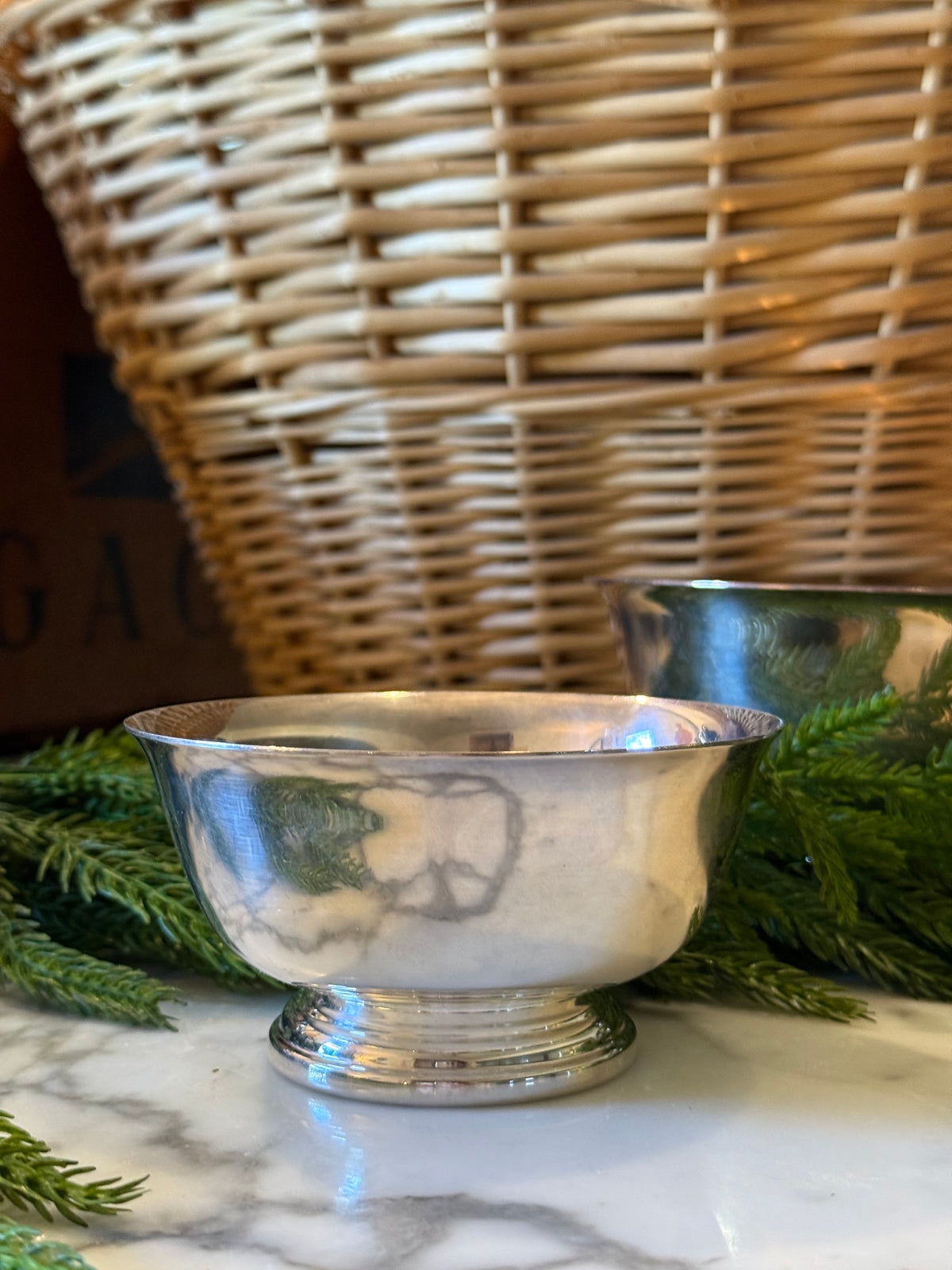 Vintage Gorham Silver Footed Bowl - 4.5"
