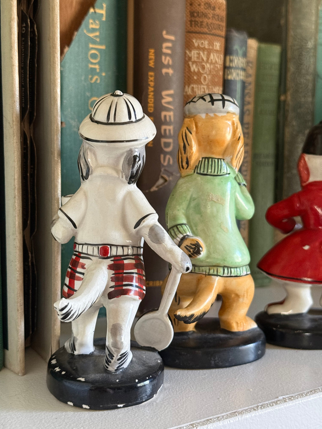Mid-Century Ceramic Bar Hounds, Set of 3