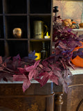 6ft. Faux Dark Plum Autumn Foliage Garland