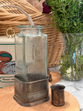 Vintage Jack Daniels Silverplate Bottle Holder Set