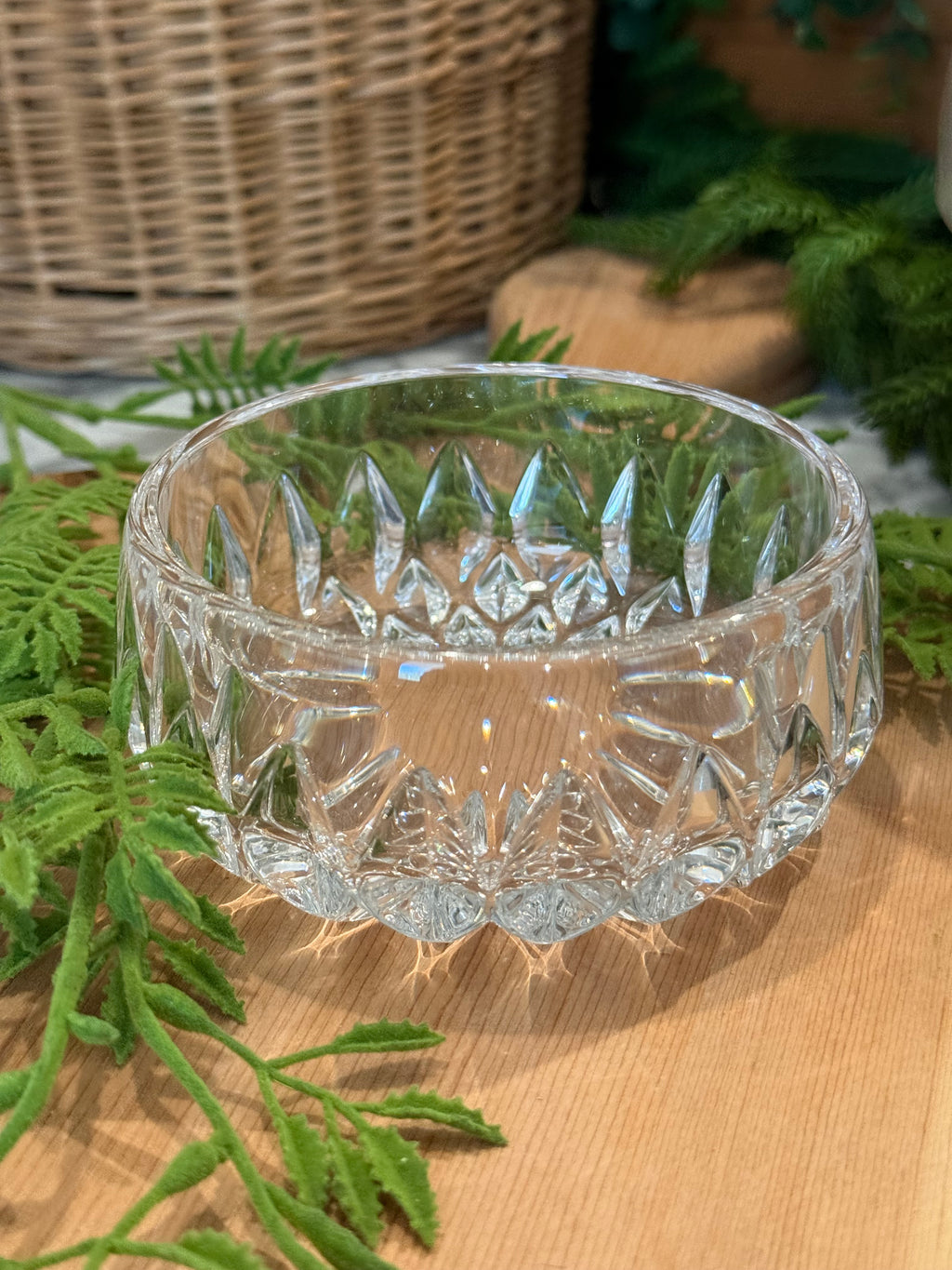 Vintage Gorham Althea Cut Crystal Bowl