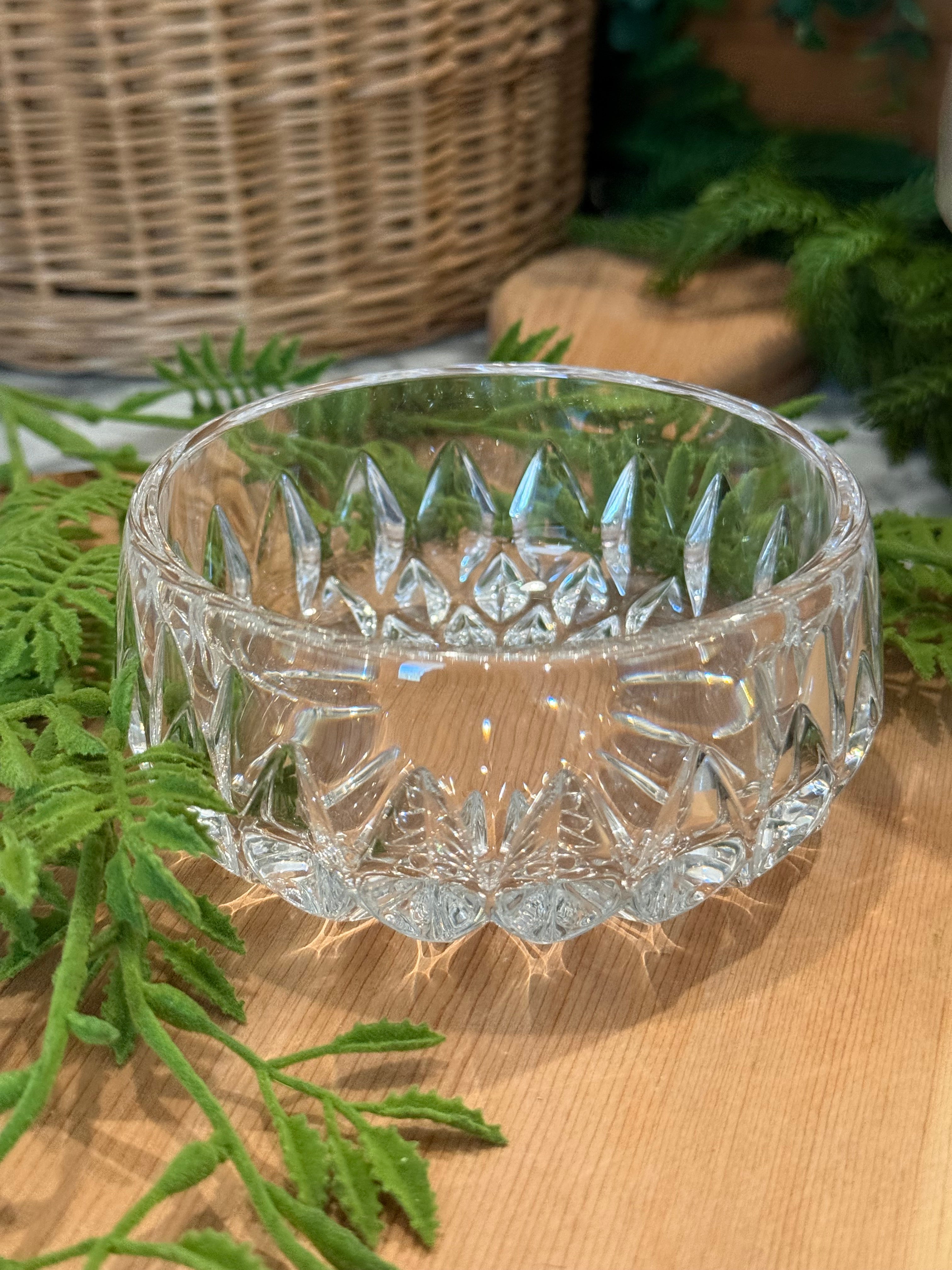 Vintage Gorham Althea Cut Crystal Bowl