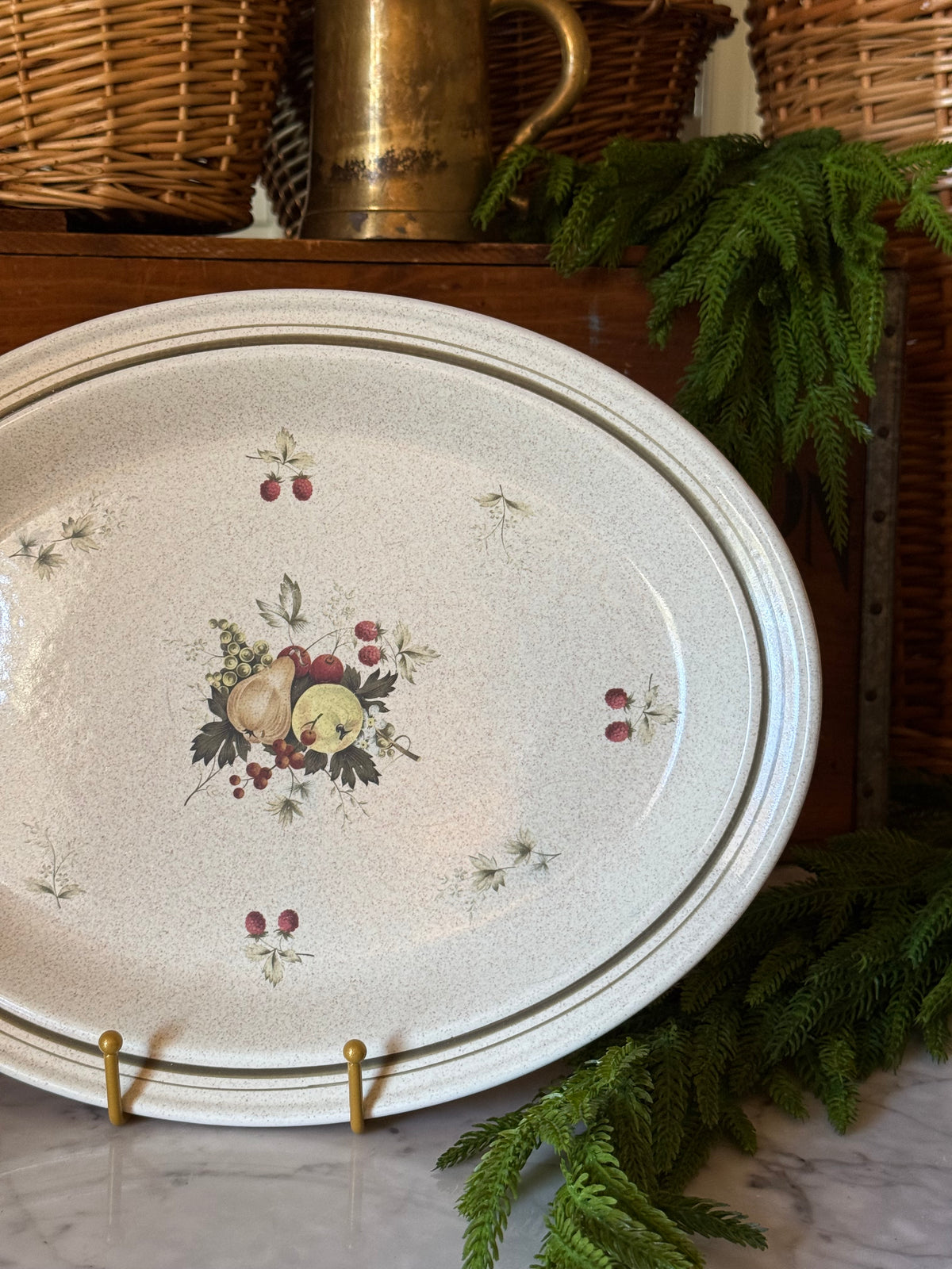 Vintage Royal Doulton Lambethware Cornwall Platter