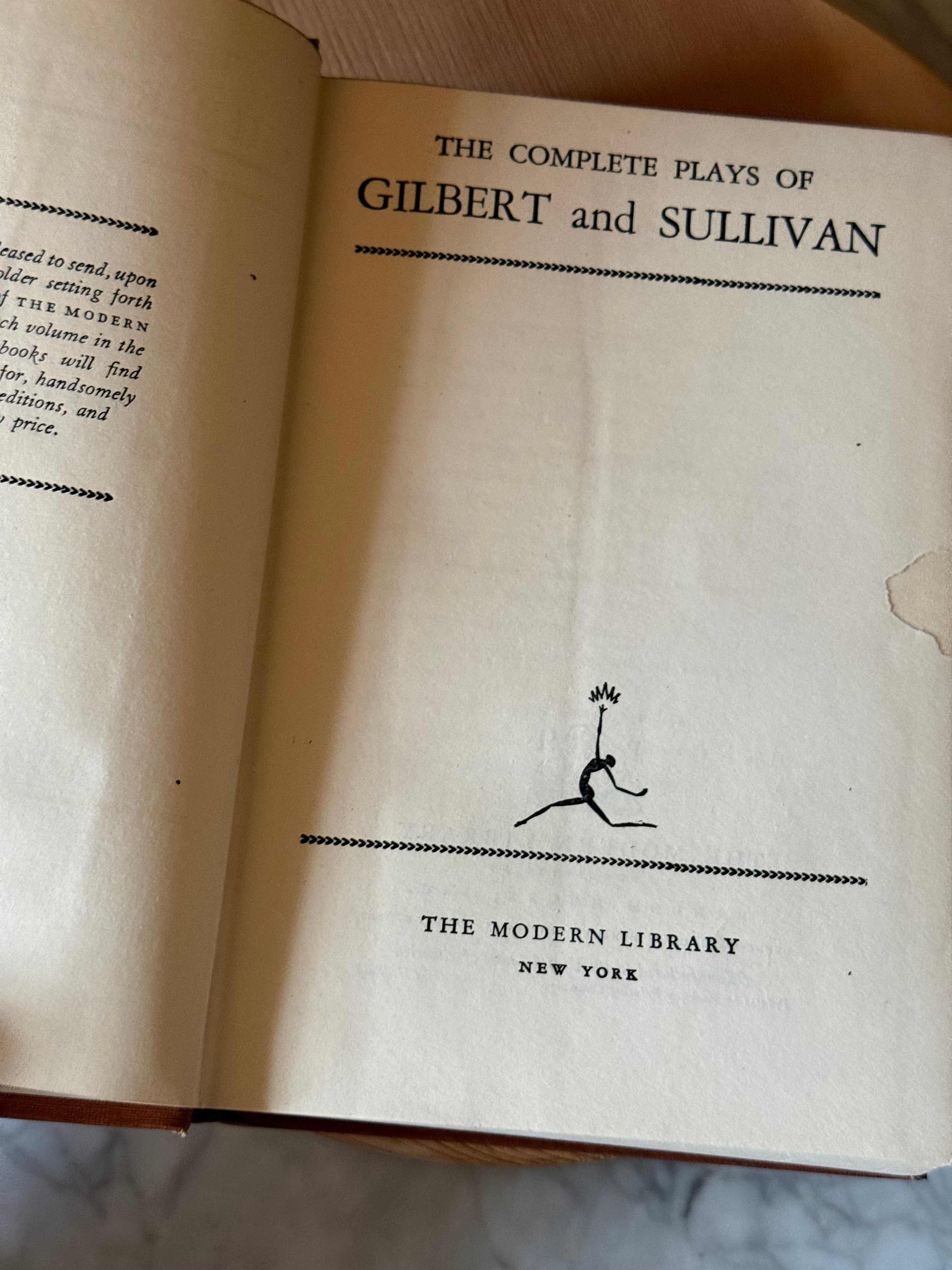 Vintage Plays of Gilbert & Sullivan Volume