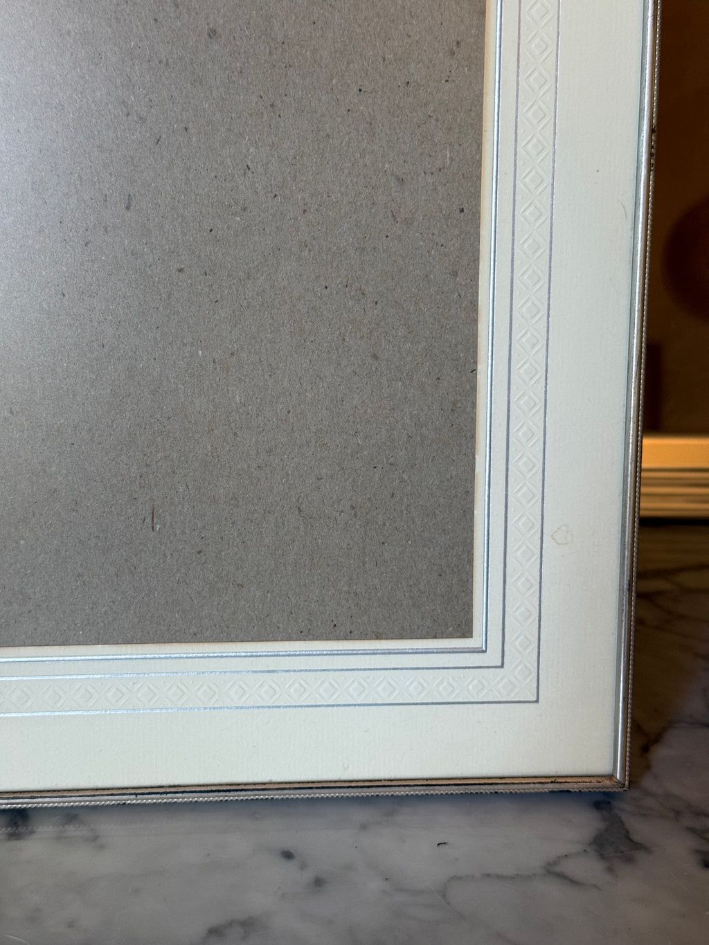 Grand Frosted Silver Frame