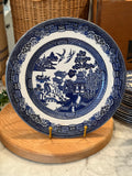 Vintage Blue Willow 10-Inch Dinner Plate