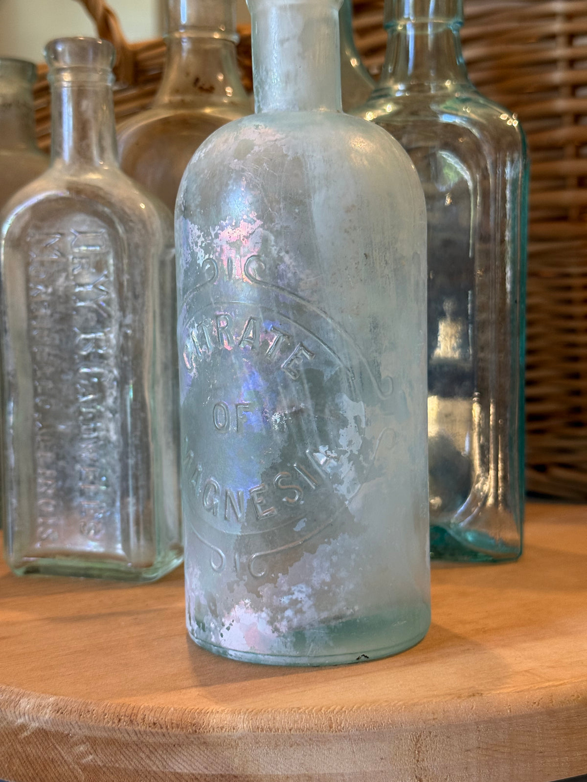 Antique Citrate of Magnesia Glass Bottle