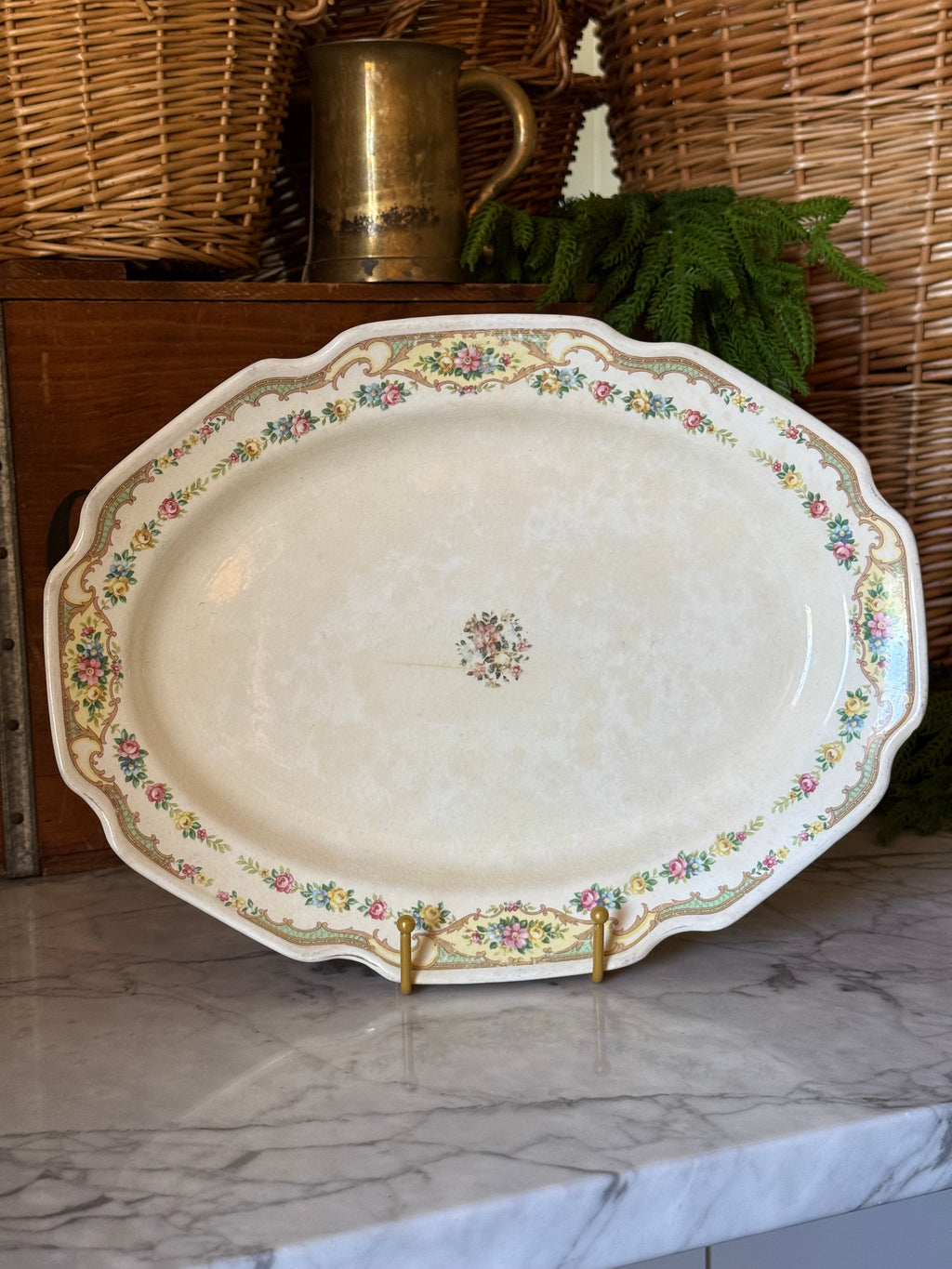 1930s Mount Clemens Mildred Serving Platter
