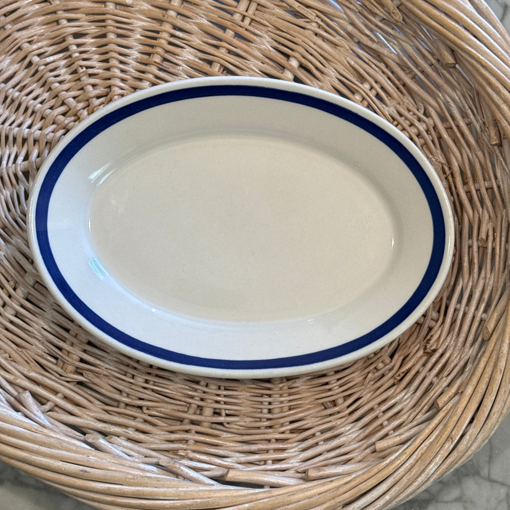 Vintage 1955 Homer Laughlin US Navy Wardroom Oval Serving Dish