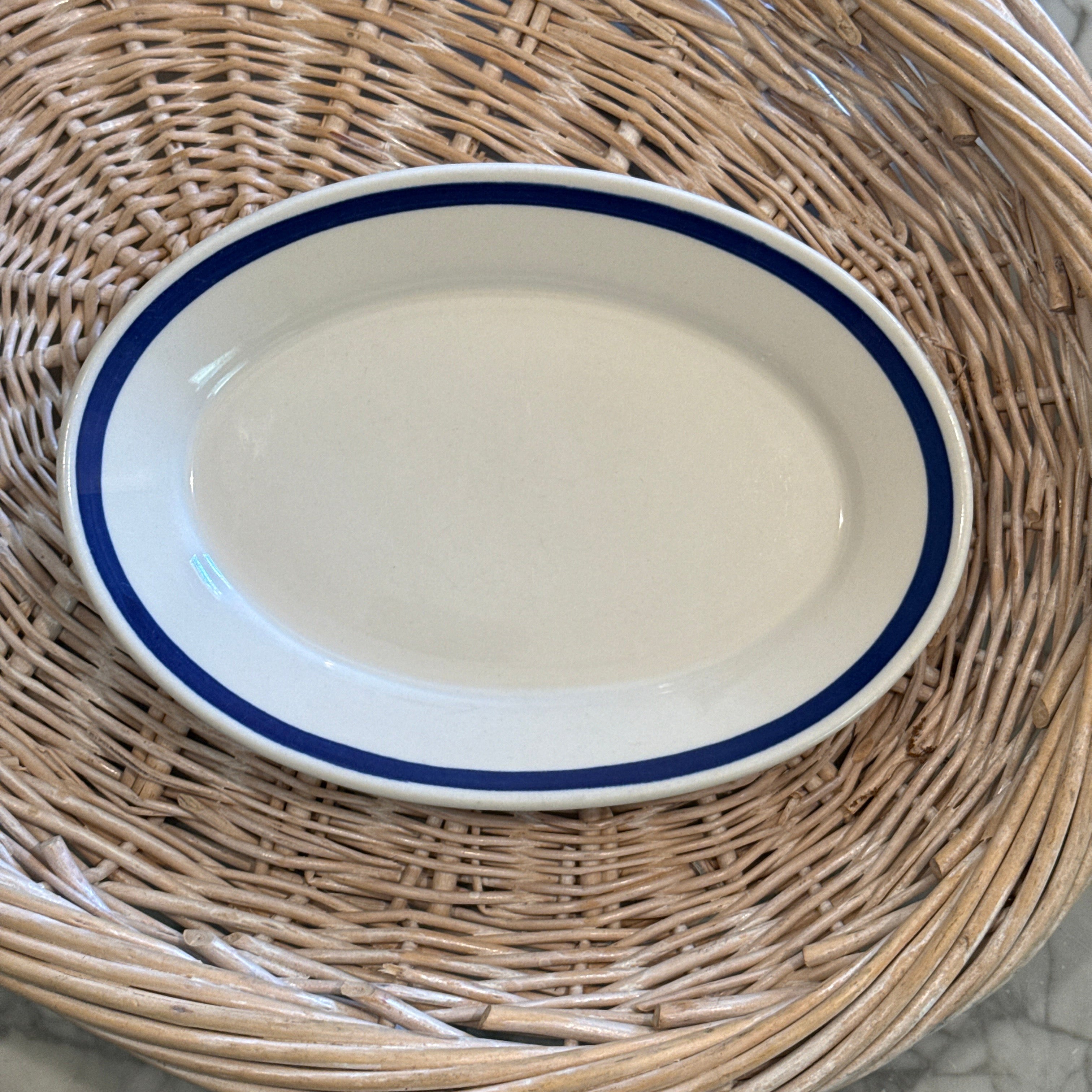 Vintage 1955 Homer Laughlin US Navy Wardroom Oval Serving Dish