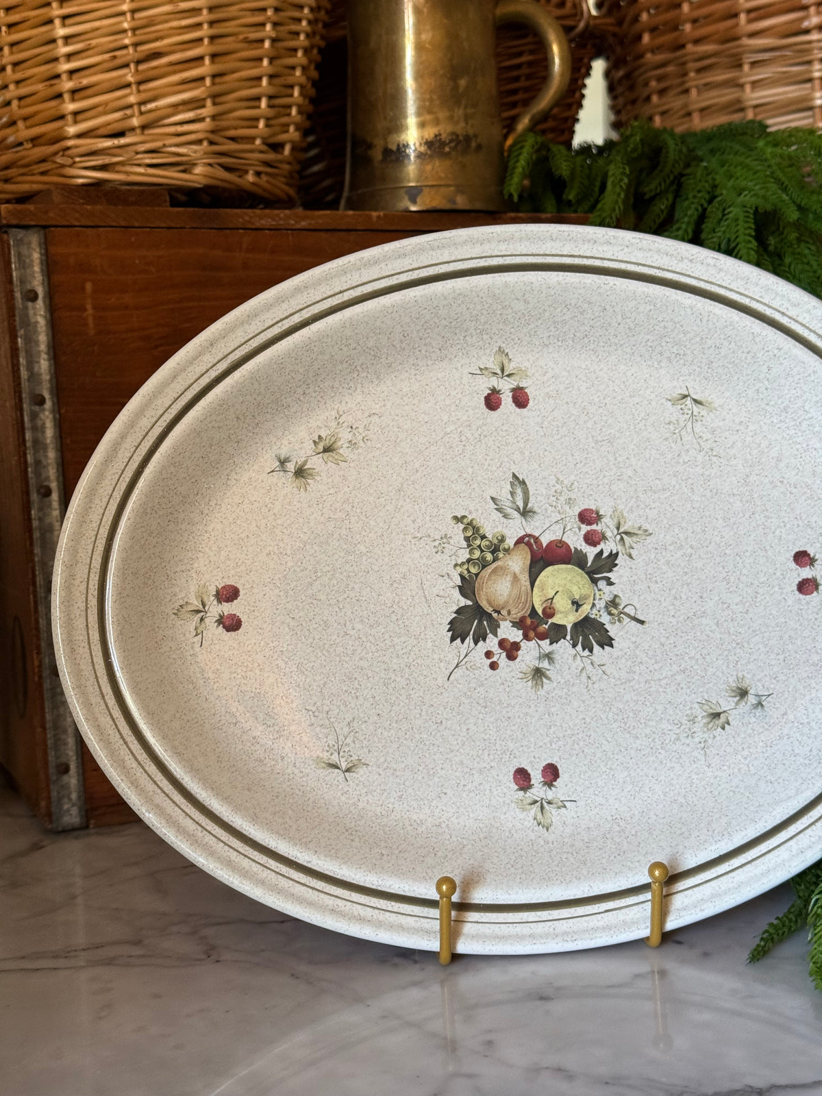 Vintage Royal Doulton Lambethware Cornwall Platter