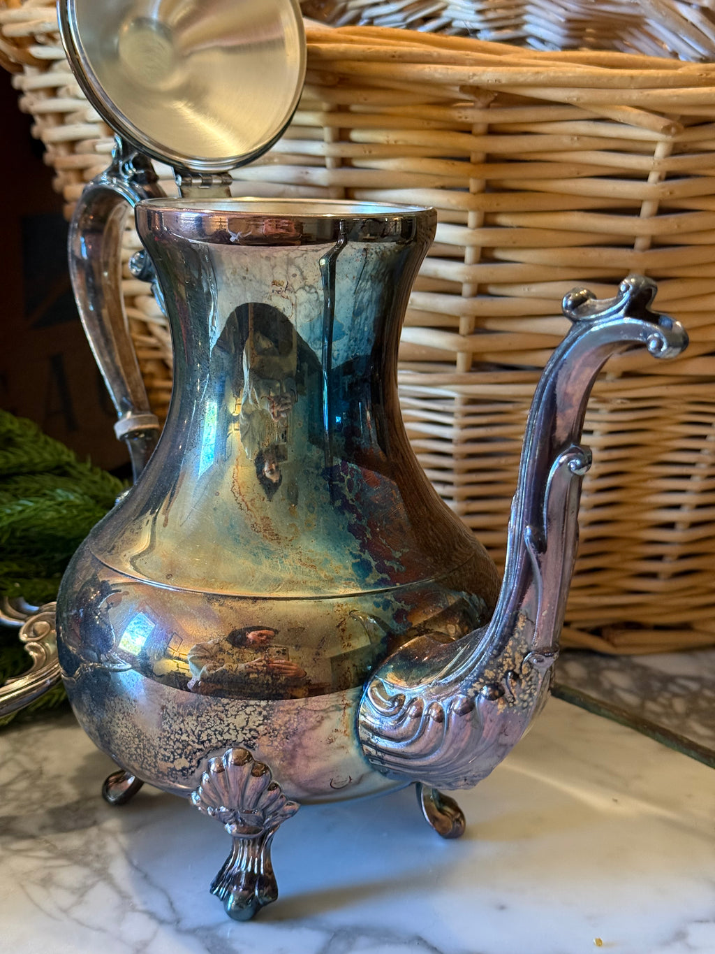 Grand F.B. Rogers Silver Tea & Coffee Service Set