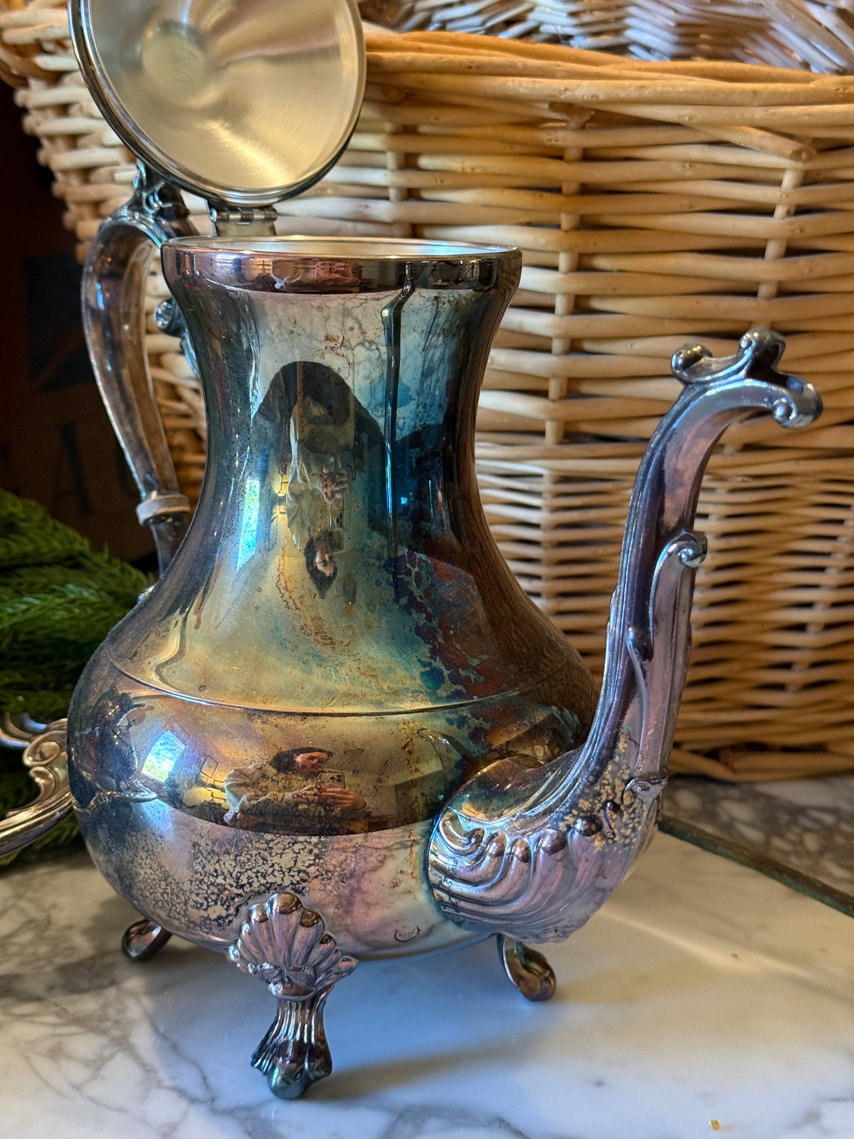 Grand F.B. Rogers Silver Tea & Coffee Service Set