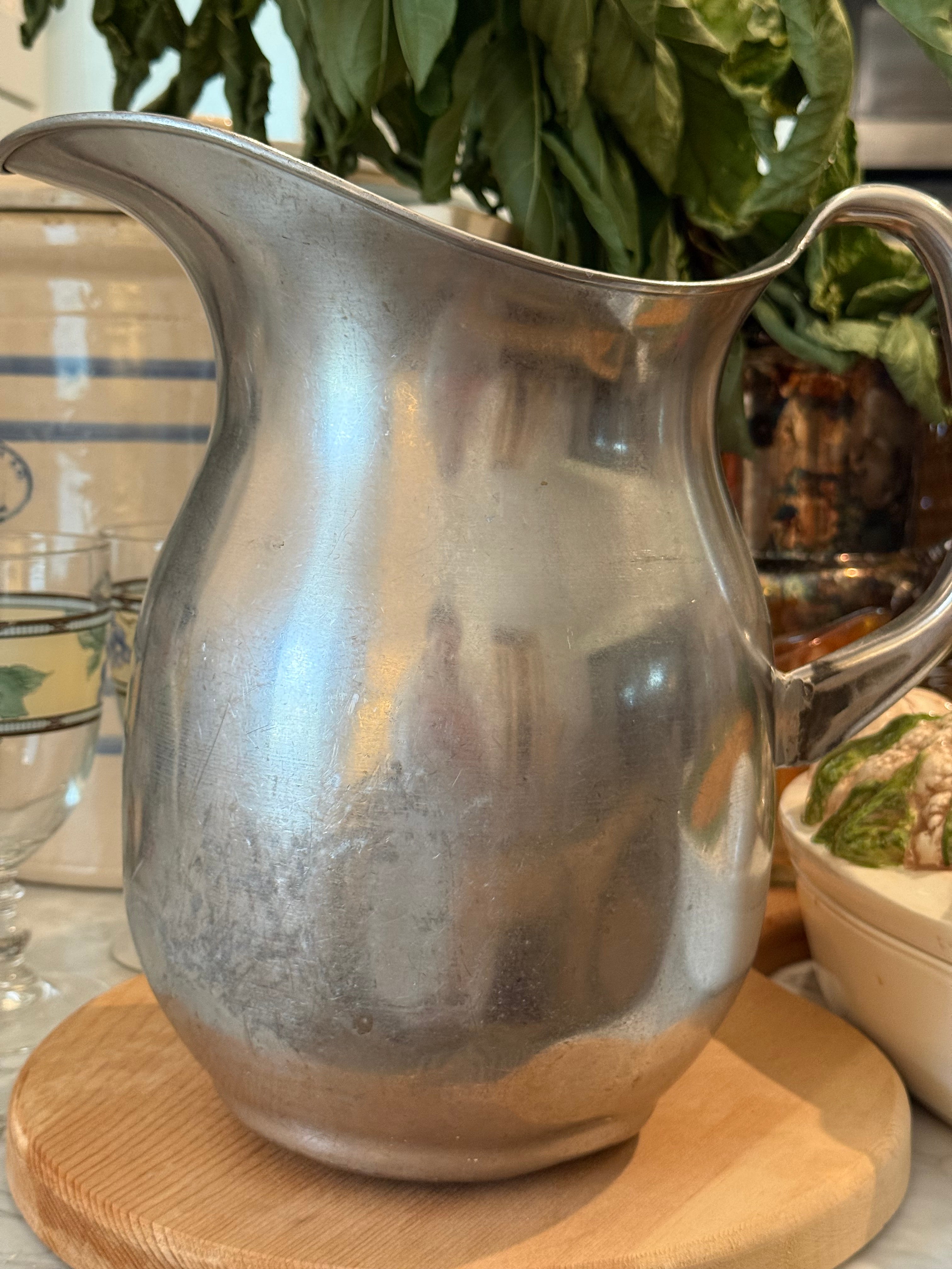 Vintage Vollrath Stainless Steel Pitcher
