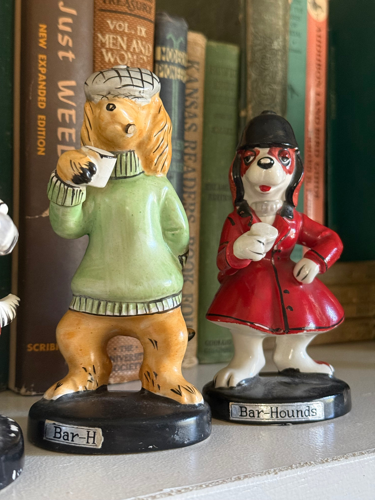 Mid-Century Ceramic Bar Hounds, Set of 3