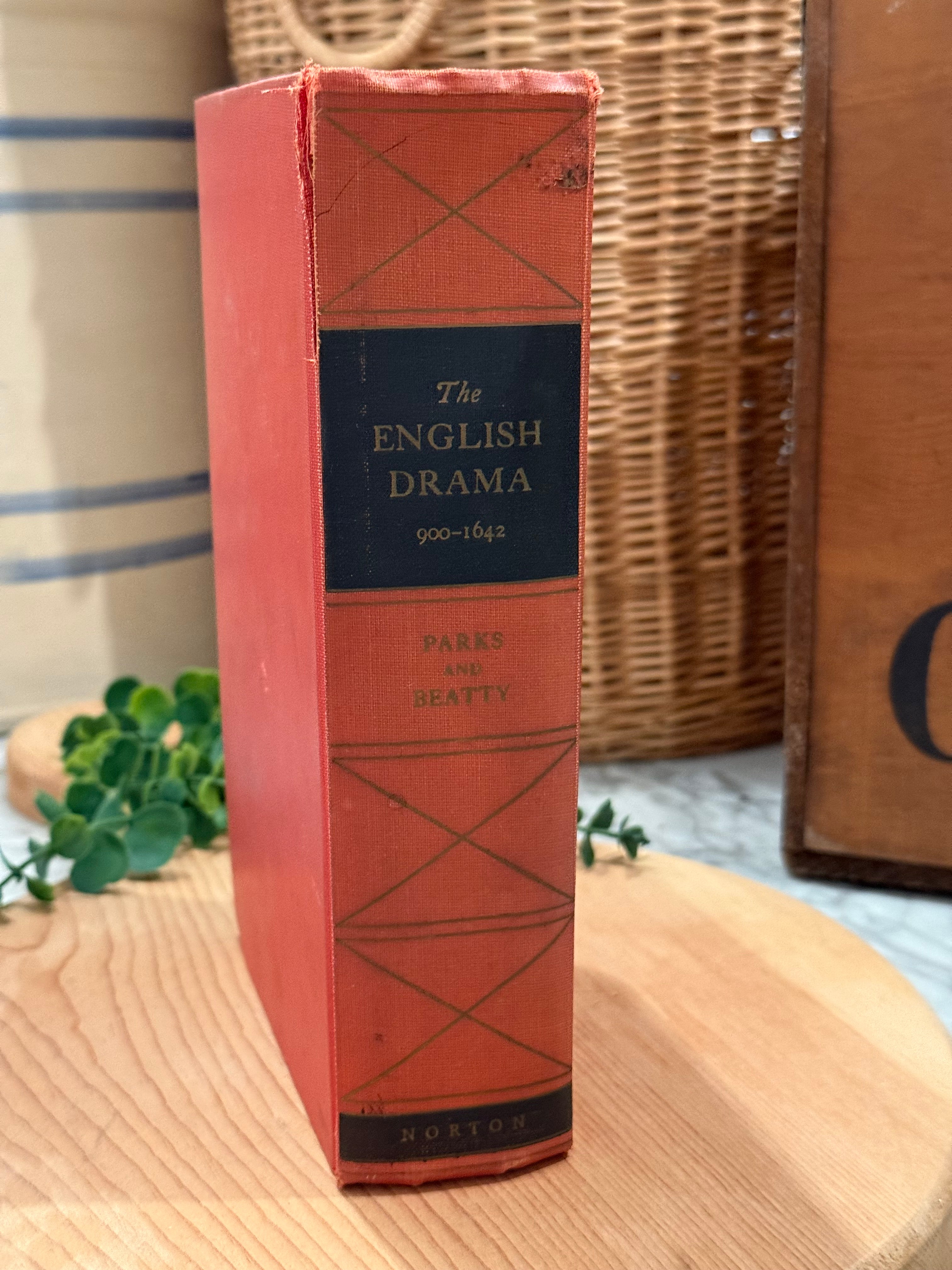 Vintage 1935 The English Drama Anthology