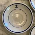Vintage 1941 Buffalo China US Navy Anchor Saucer Plate