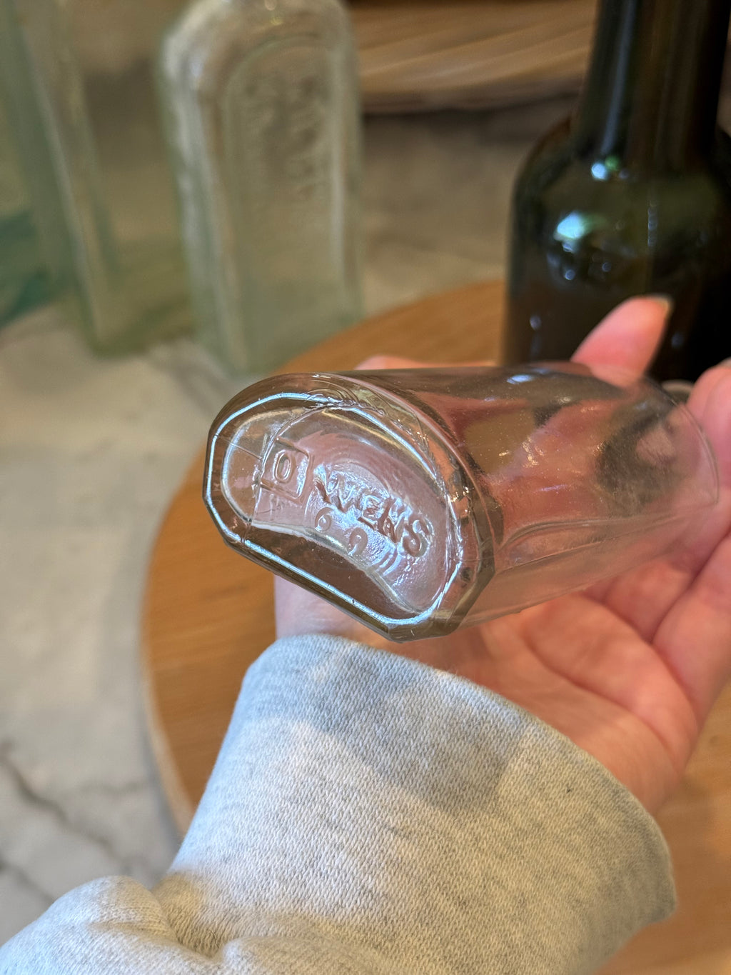 Vintage Clear Lyric Prescription Bottle