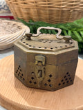 XL Brass Cricket Trinket Box