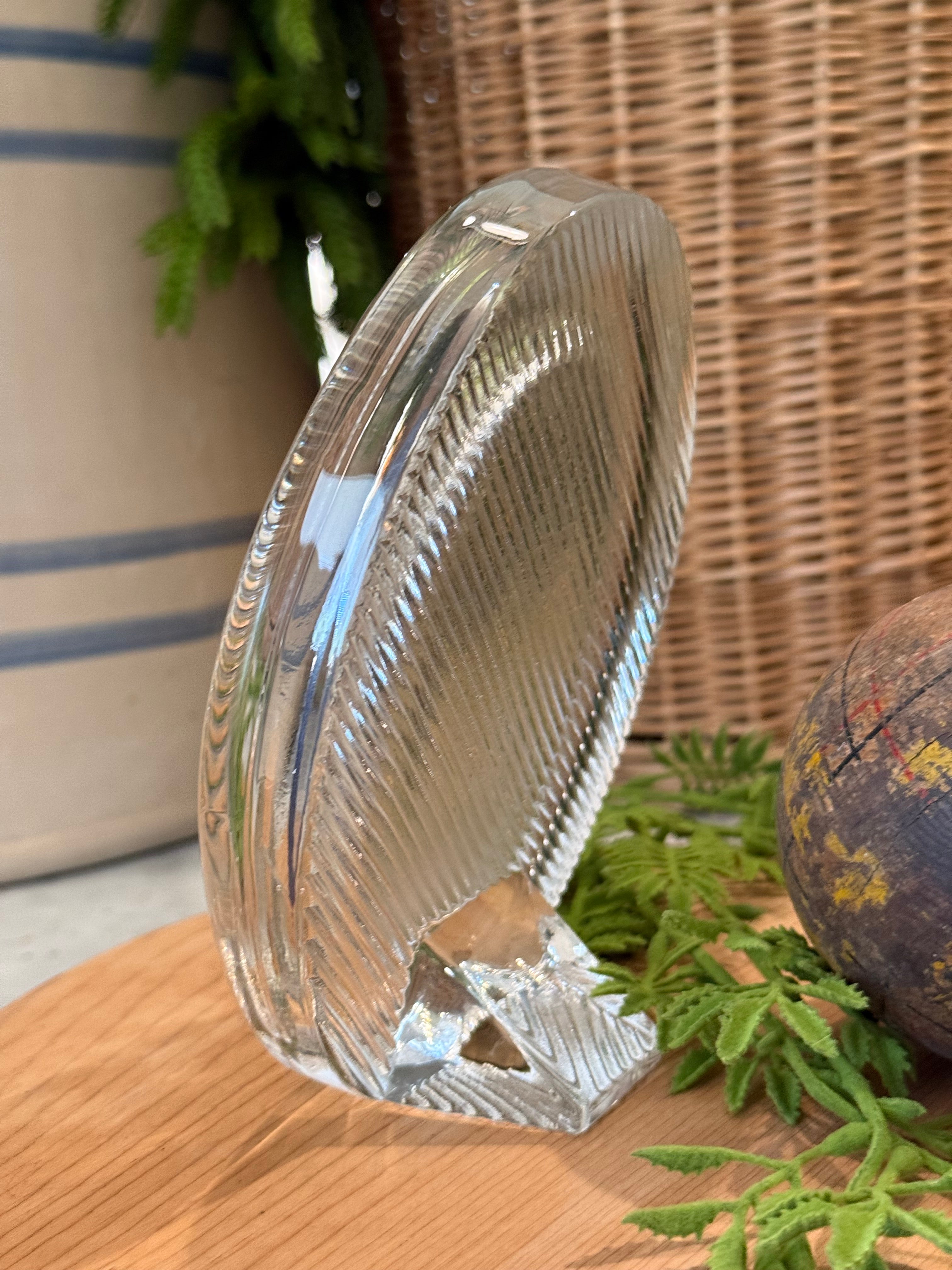 Vintage Petite Oval Mikasa Crystal Frame