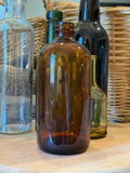 Medium Duraglass Amber Apothecary Bottle