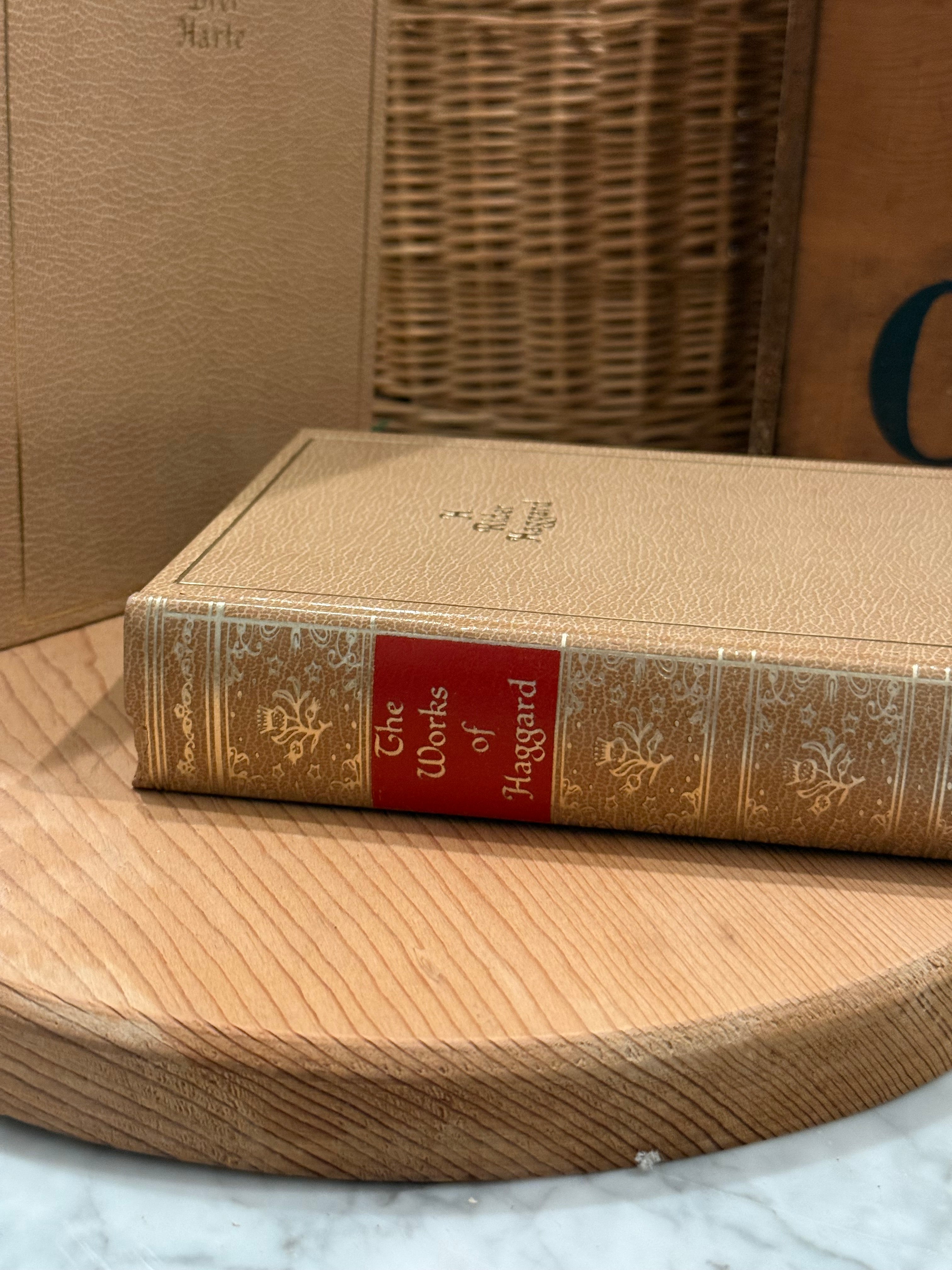 Vintage 1928 Works of Haggard Reader's Volume