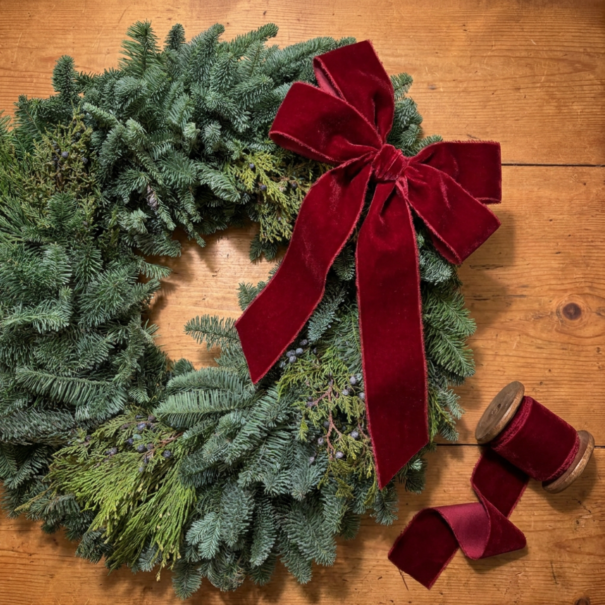 Fresh Juniper & Cedar Wreath