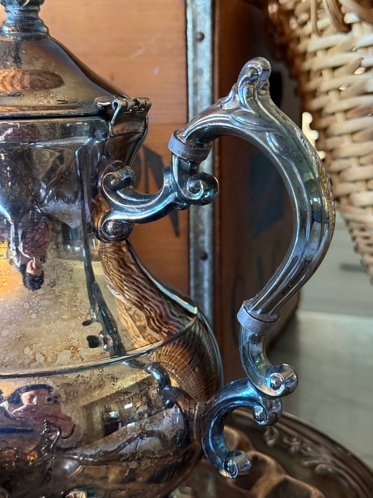 Grand F.B. Rogers Silver Tea & Coffee Service Set