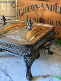 Grand Silver Chafing Stand & Riser