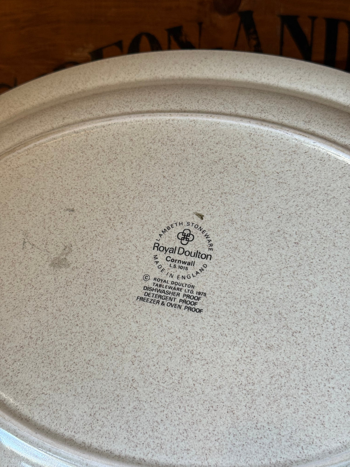 Vintage Royal Doulton Lambethware Cornwall Platter