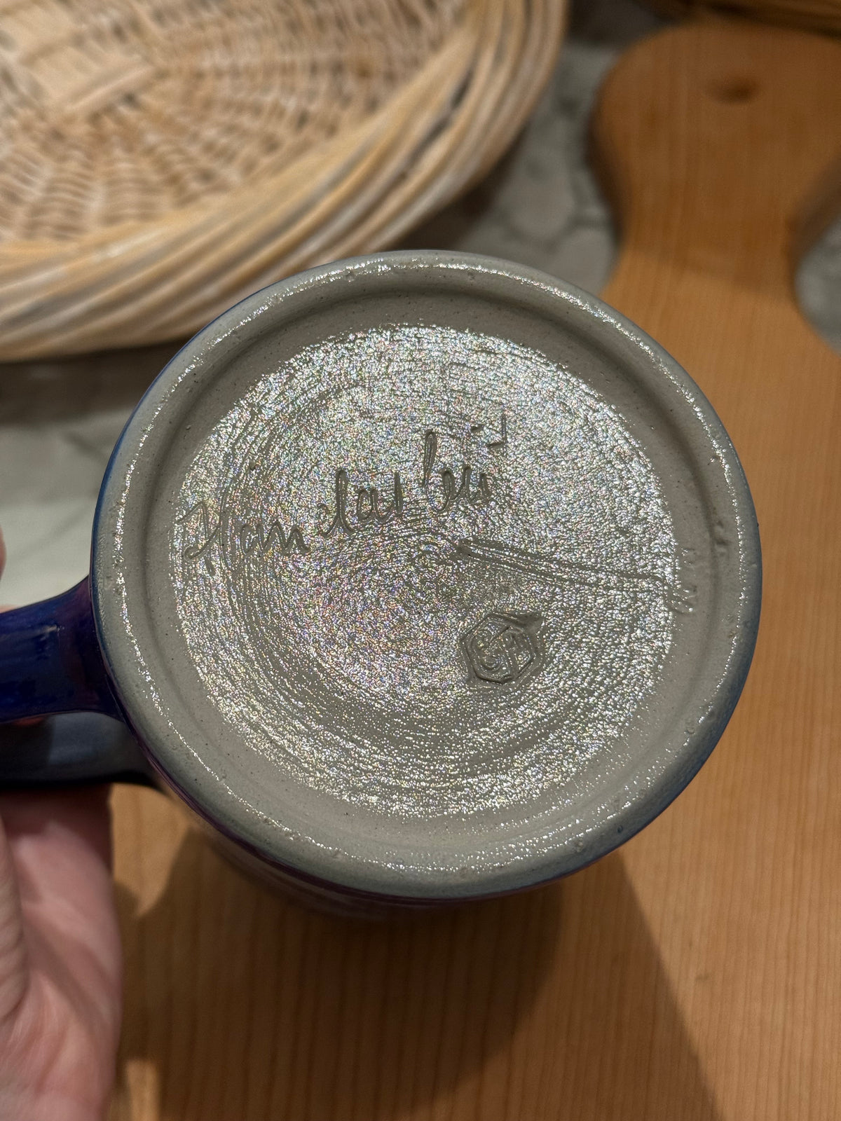 Vintage Westerwald Salt Glazed Cobalt Mug