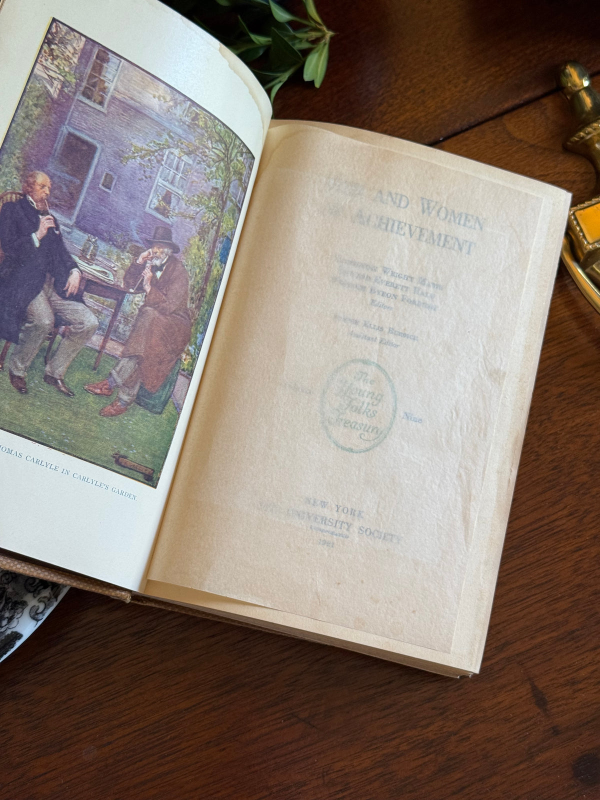 Vintage The Young Folks Treasury Book