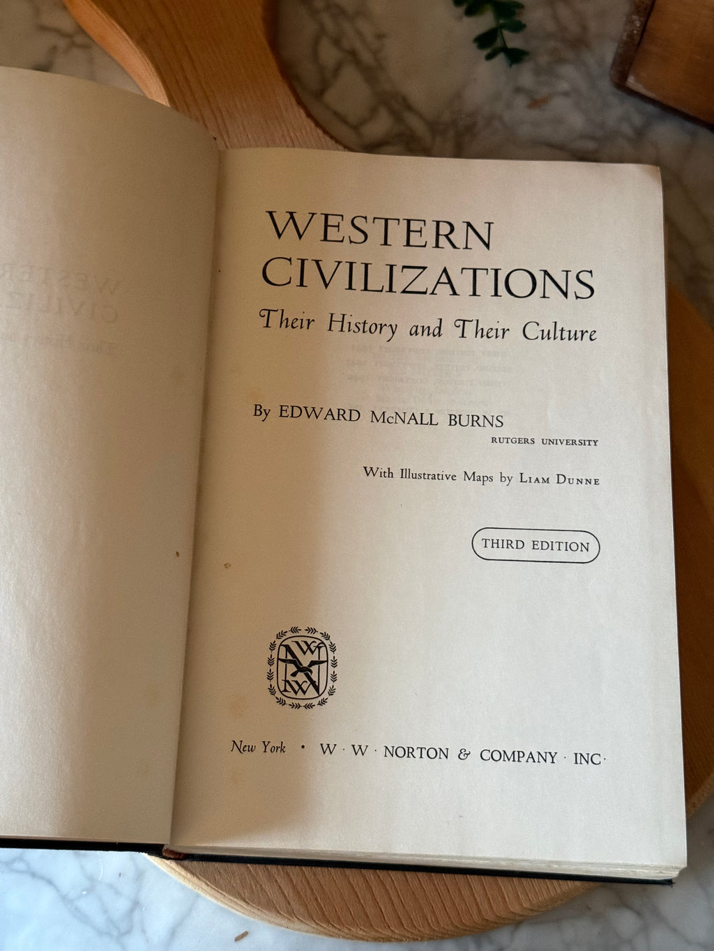 1949 Western Civilizations Academic Volume