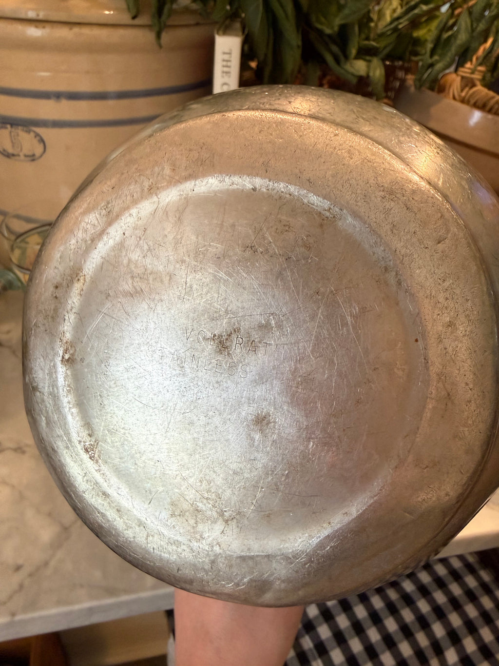 Vintage Vollrath Stainless Steel Pitcher