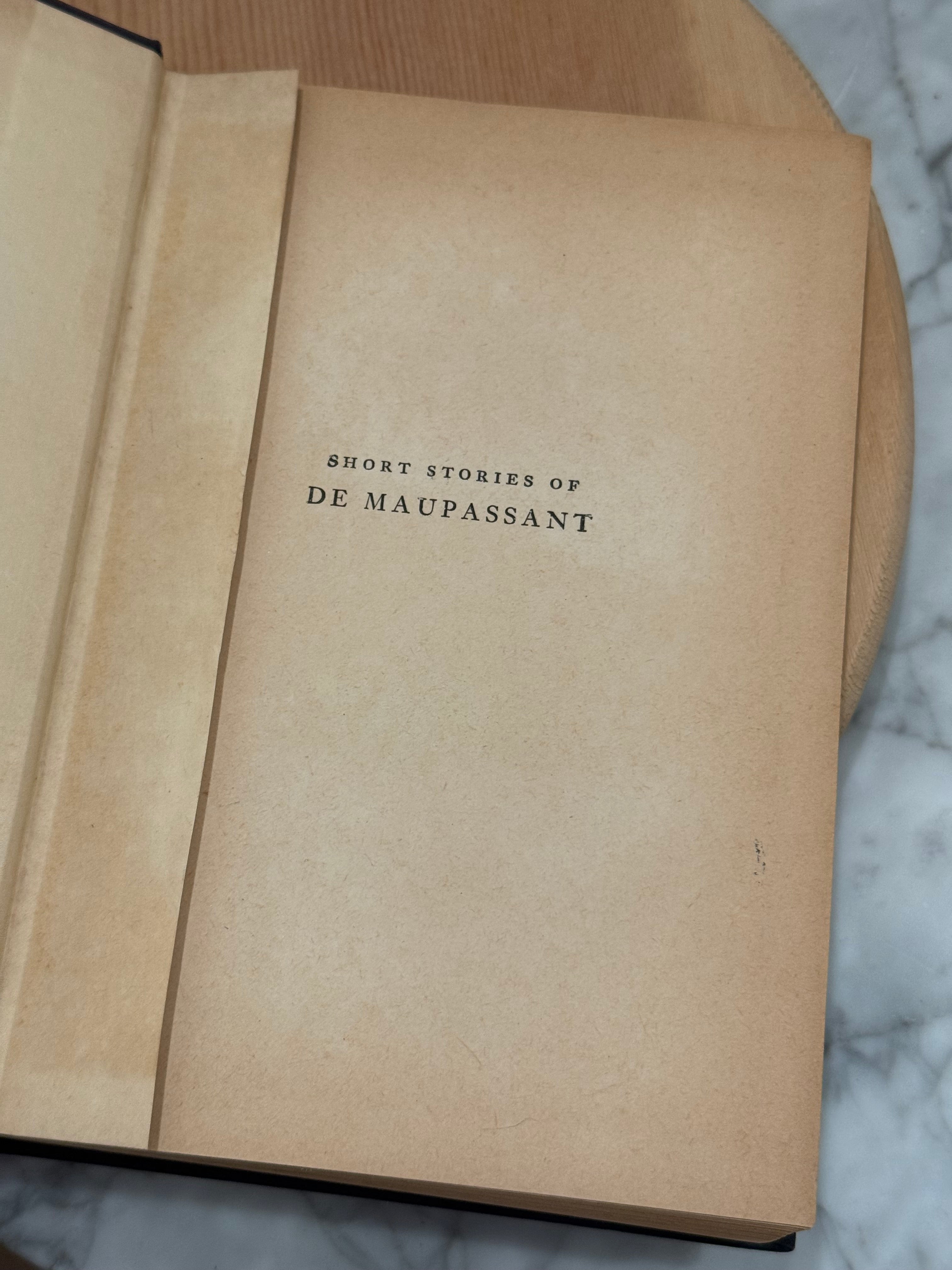 Vintage Blue De Maupassant Short Stories