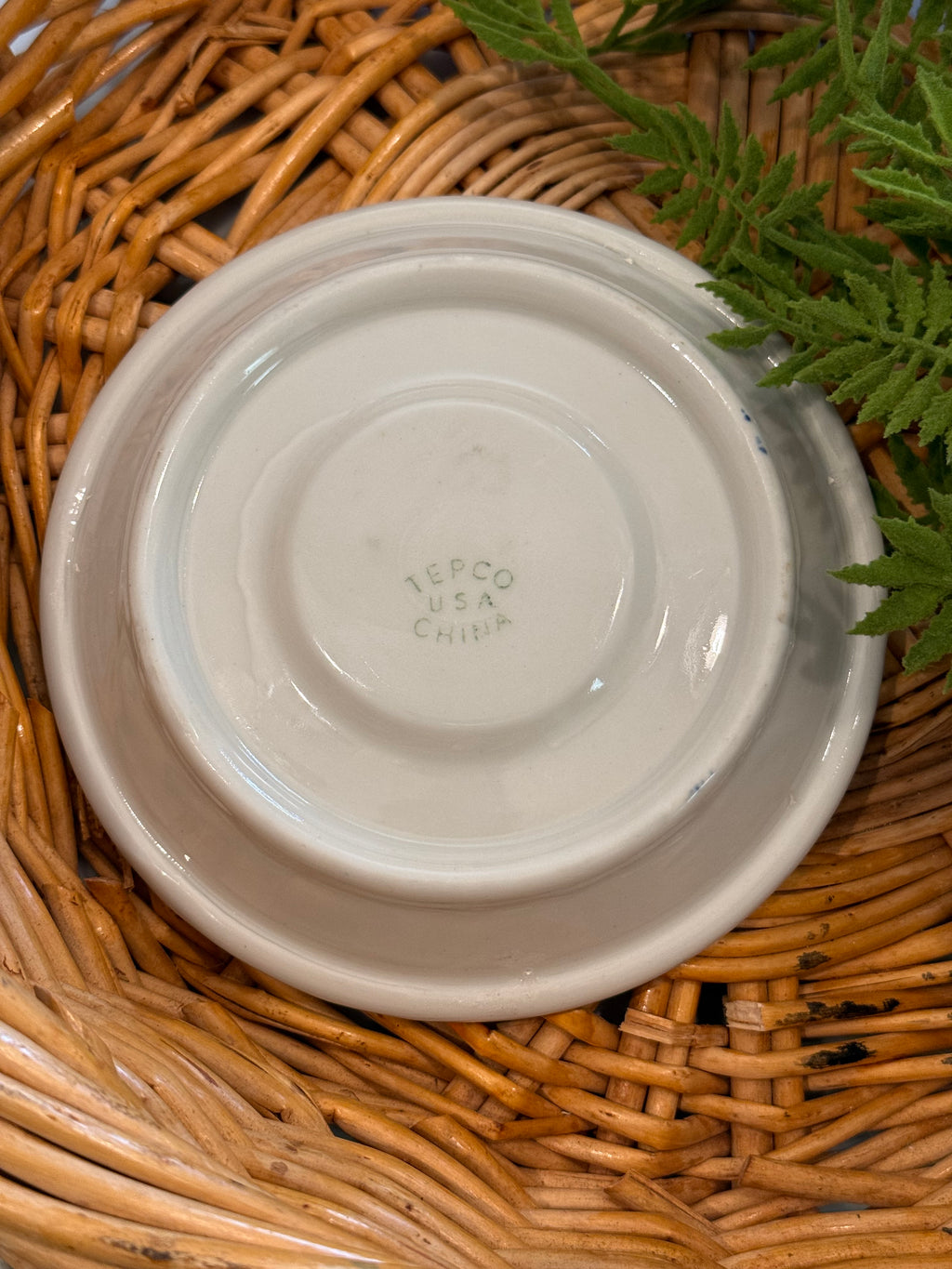 Vintage Tepco US Navy Anchor Wardroom Mess Saucer Plate