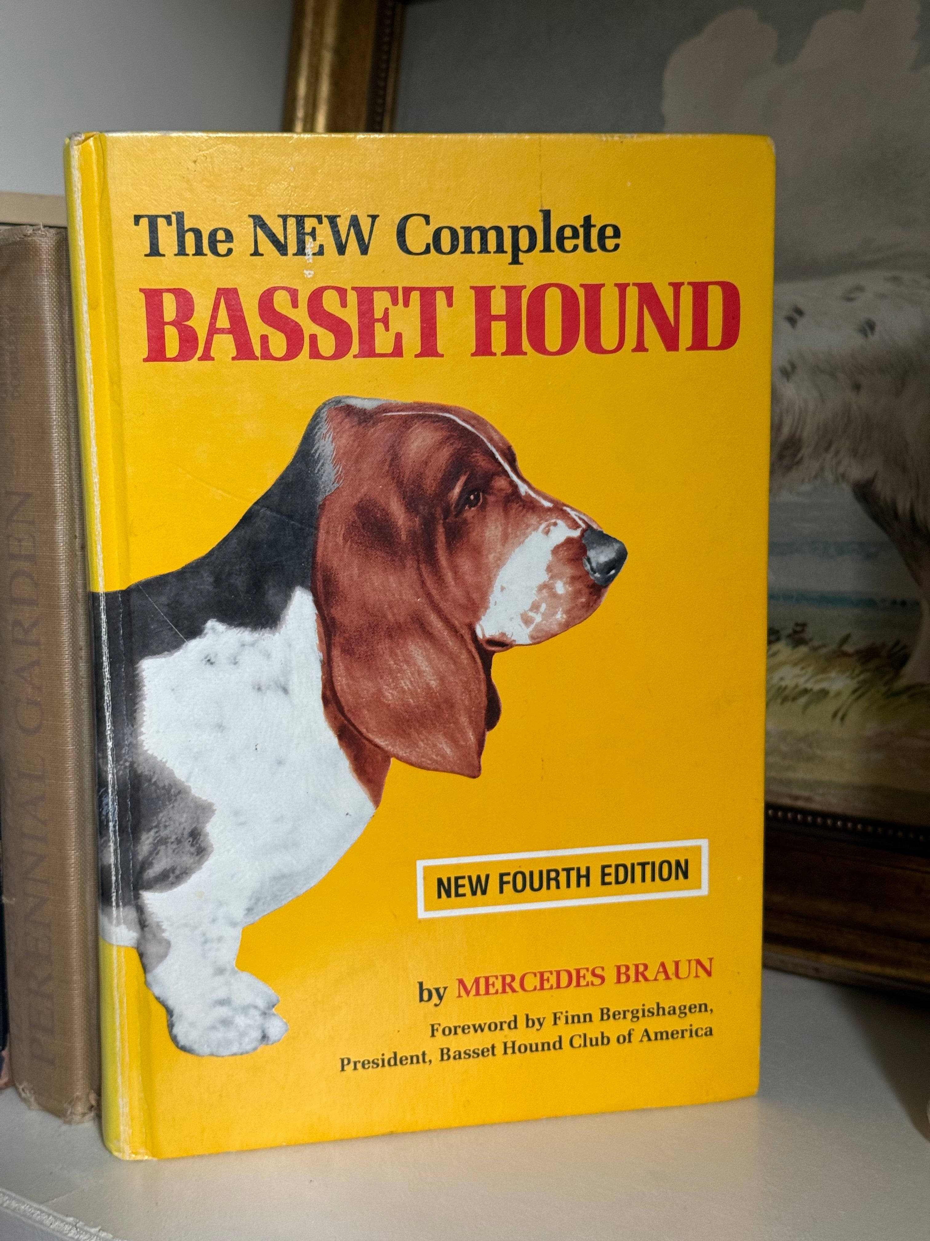 Vintage The New Complete Basset Hound Heritage Hardcover Book