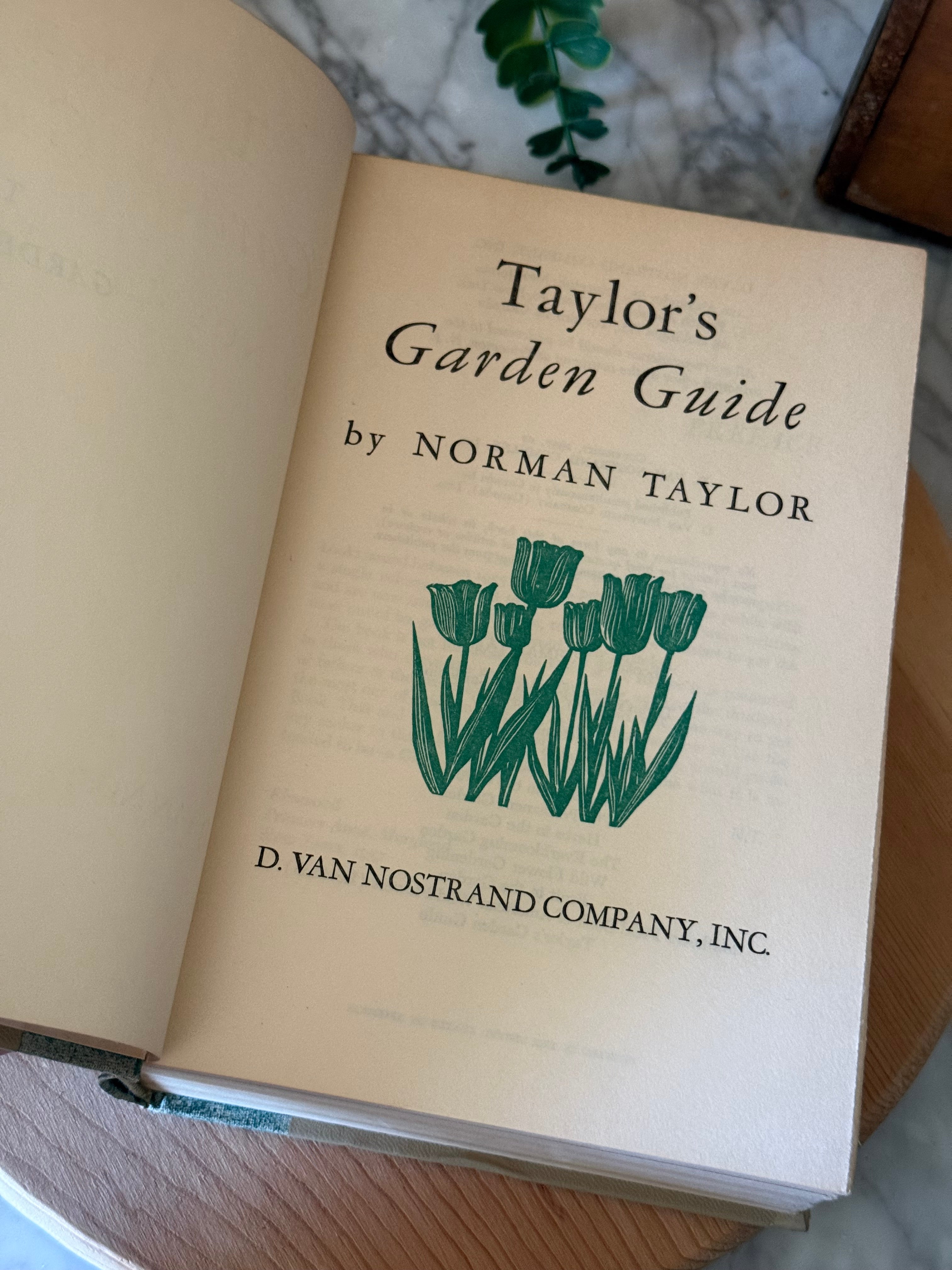 Vintage 1957 Taylor's Garden Guide Hardcover