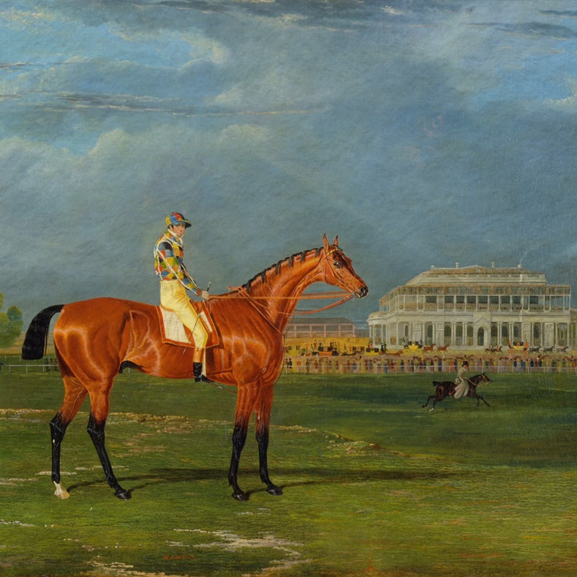 The Paddock No. 01 - 8x10 Framed Horse Racing Thoroughbred Portrait