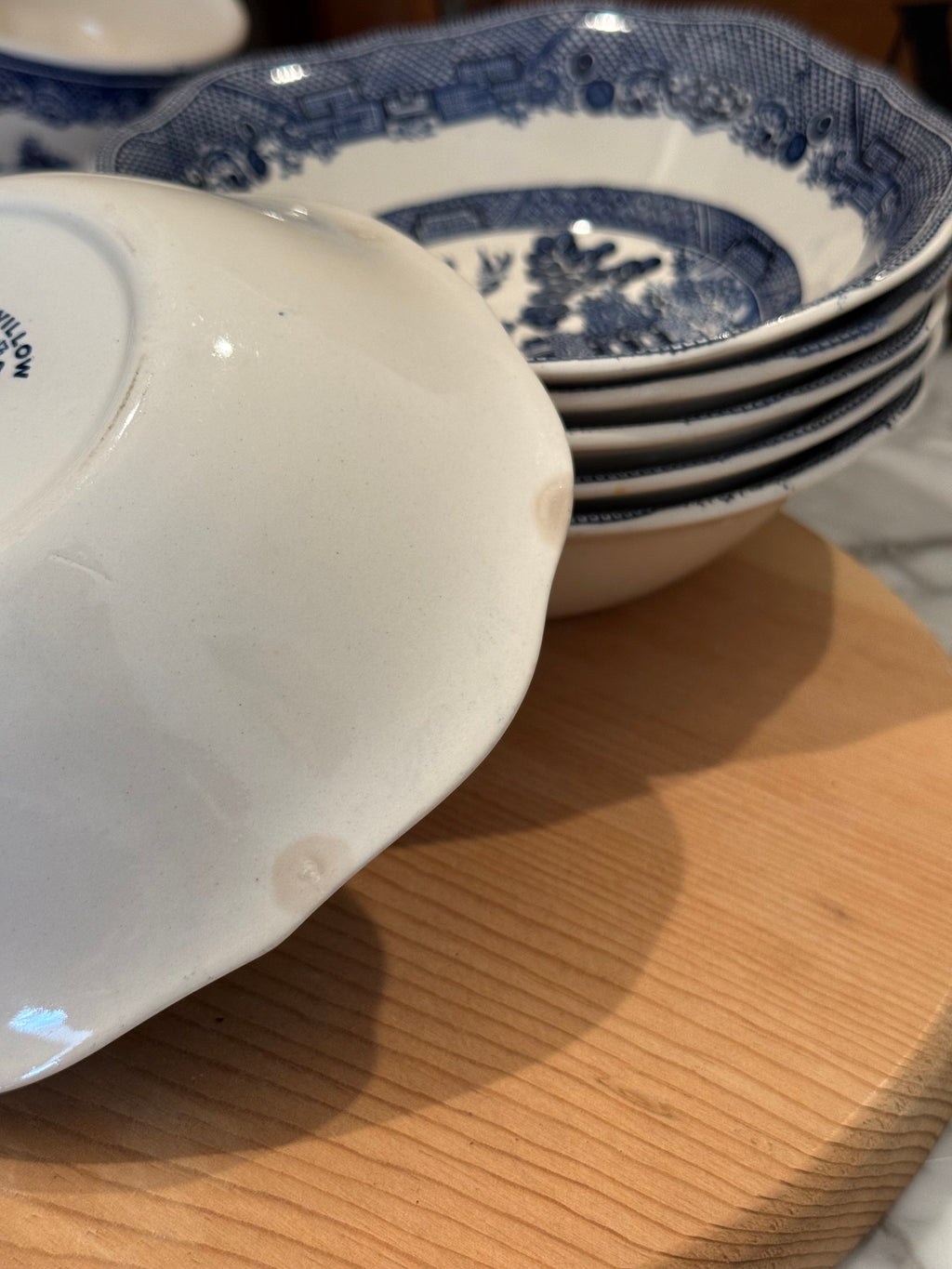 Vintage Blue Willow 6.25" Cereal Bowl