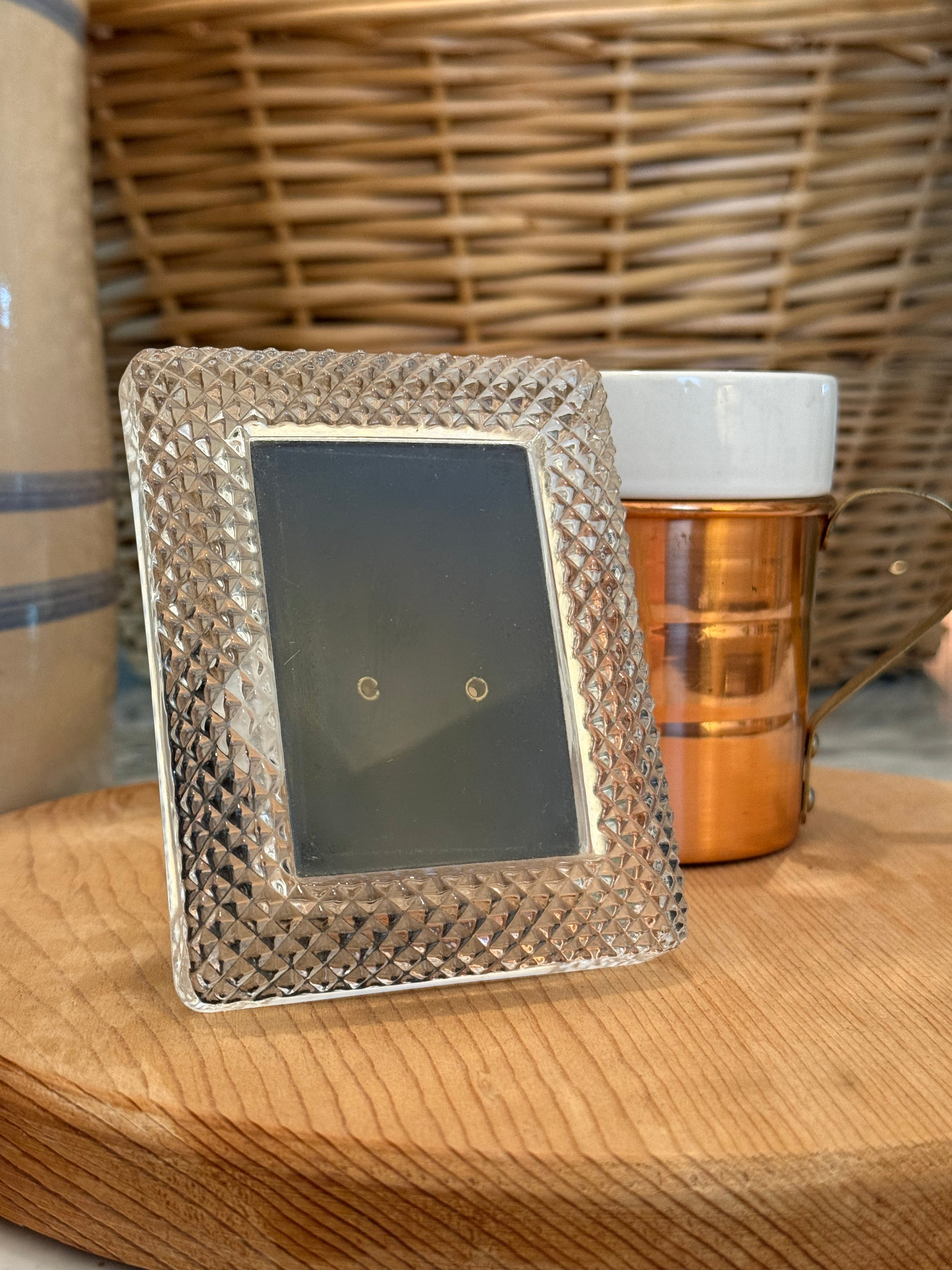 Vintage Mini Crystal Diamond Point Frame