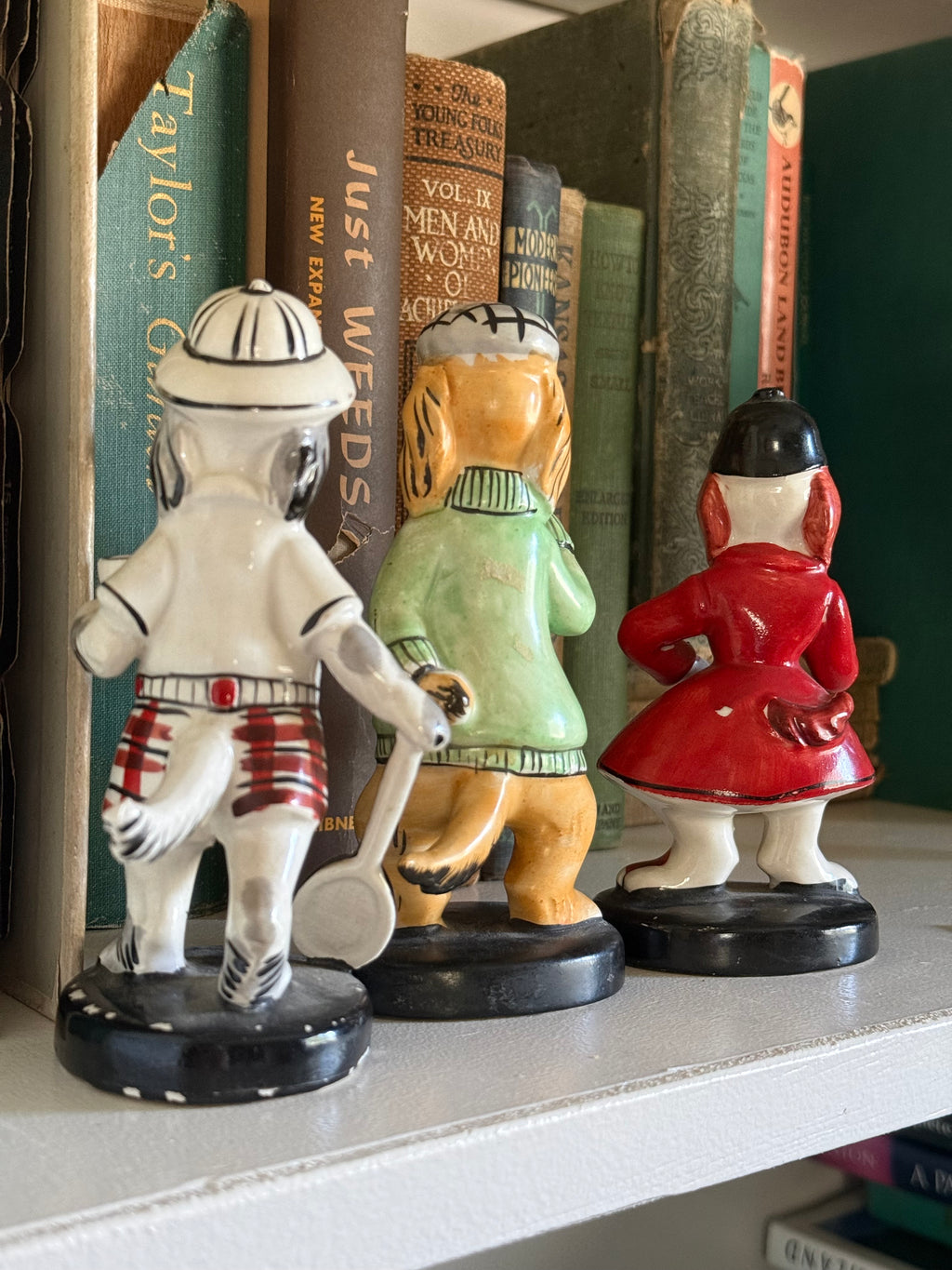 Mid-Century Ceramic Bar Hounds, Set of 3