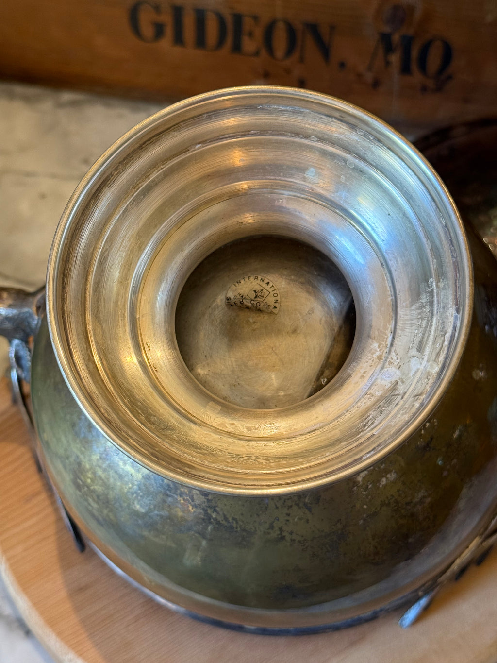 Vintage Silver Plated Stag Head Pedestal Tureen