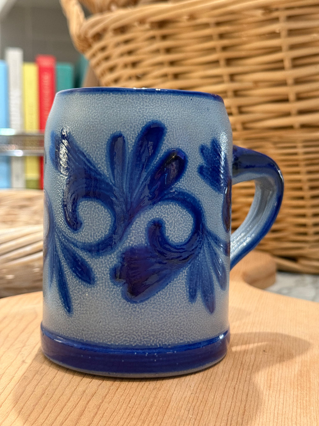 Vintage Westerwald Salt Glazed Cobalt Mug