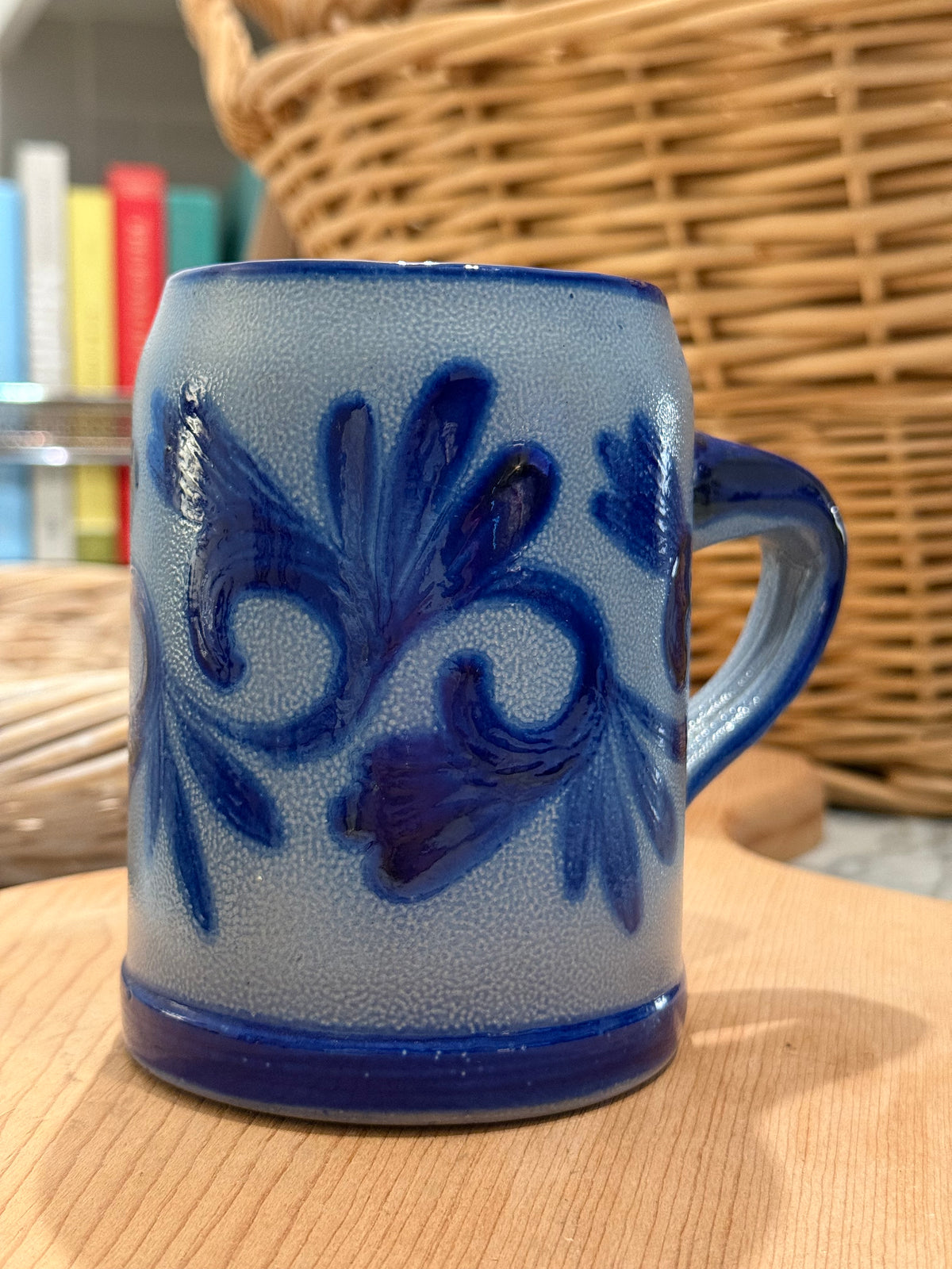 Vintage Westerwald Salt Glazed Cobalt Mug