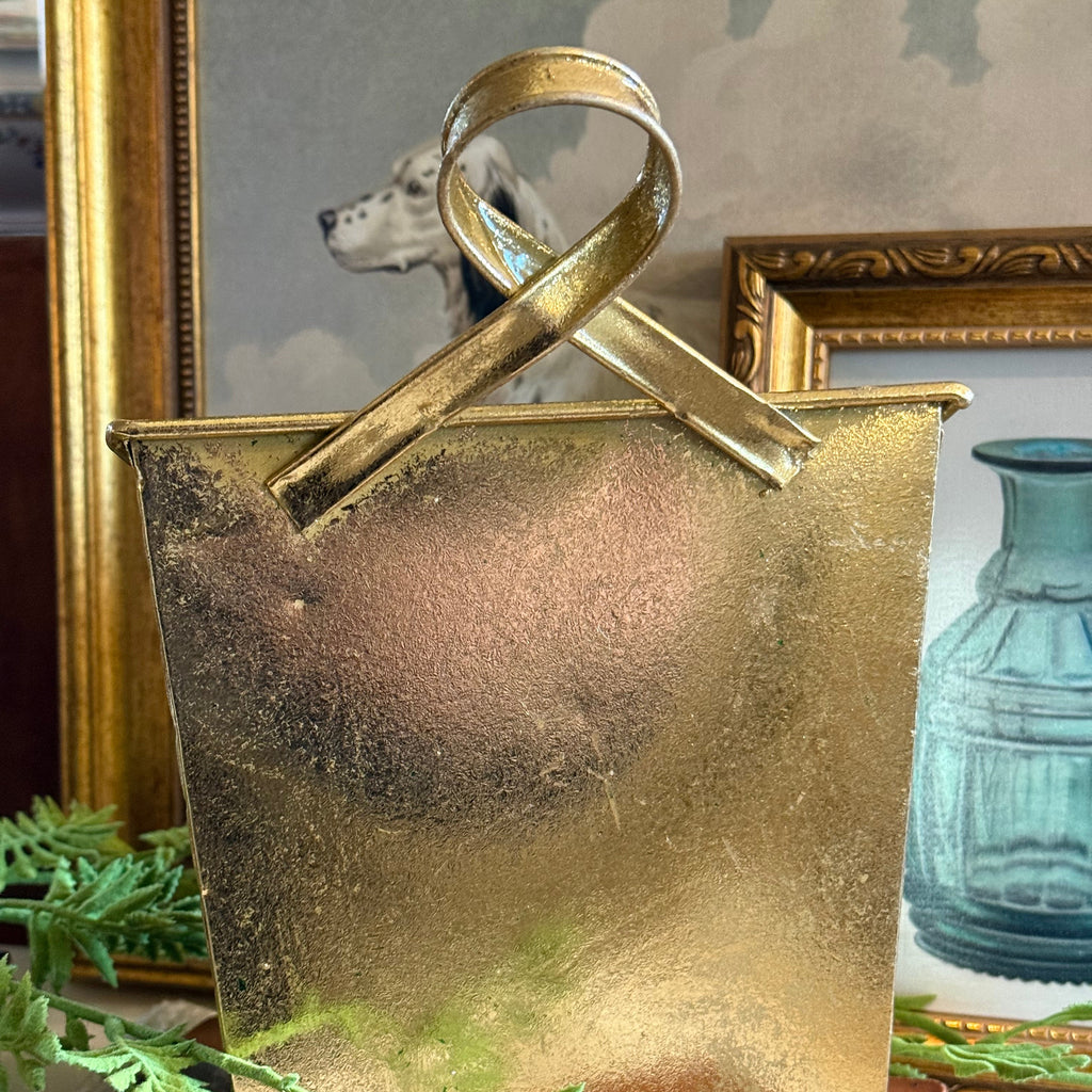 Gold Metallic Wall Bucket